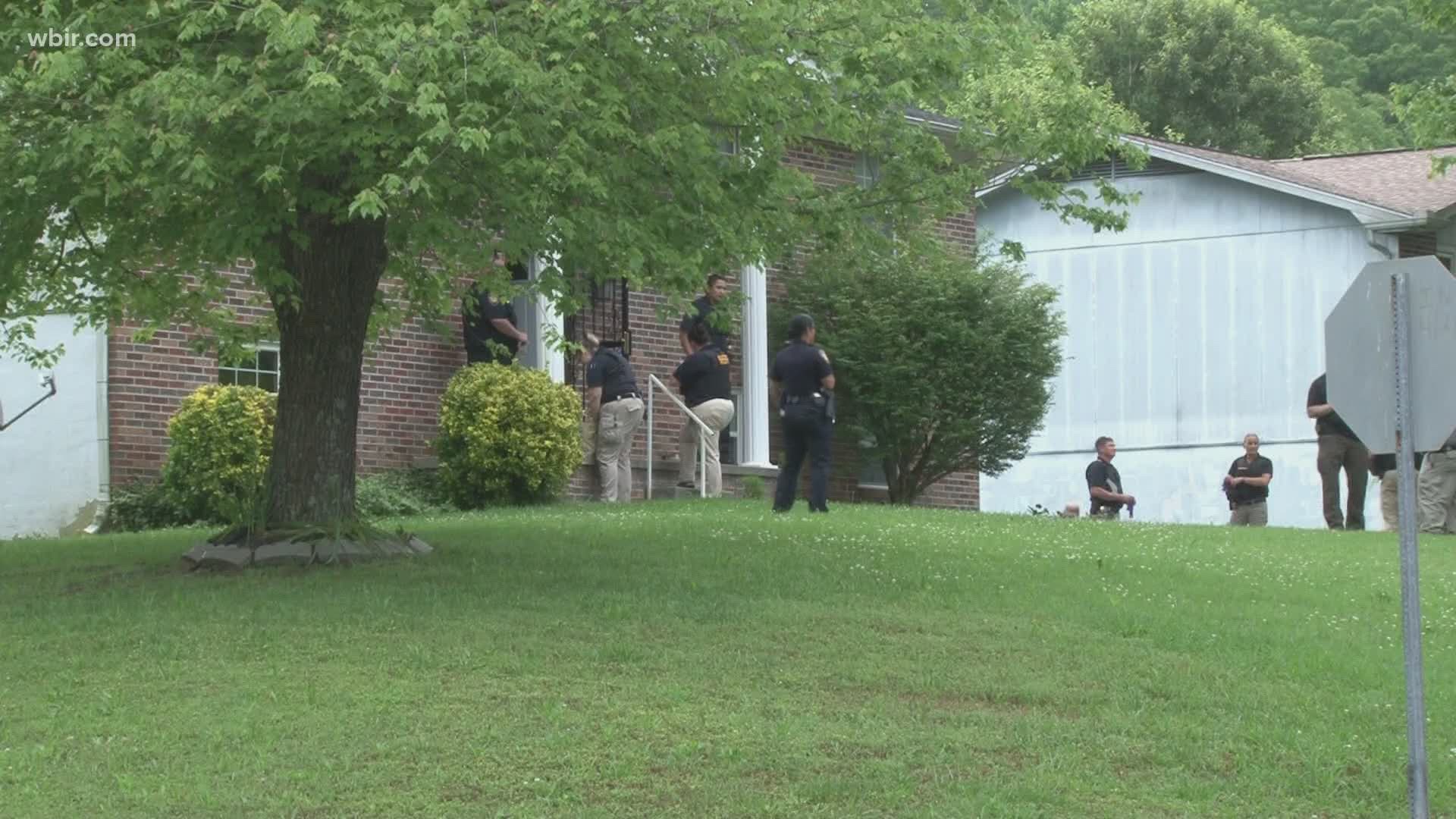Investigators from Roane County were in Halls questioning a man living in that home who is the adult son of abuse suspects Michael and Shirley Gray.