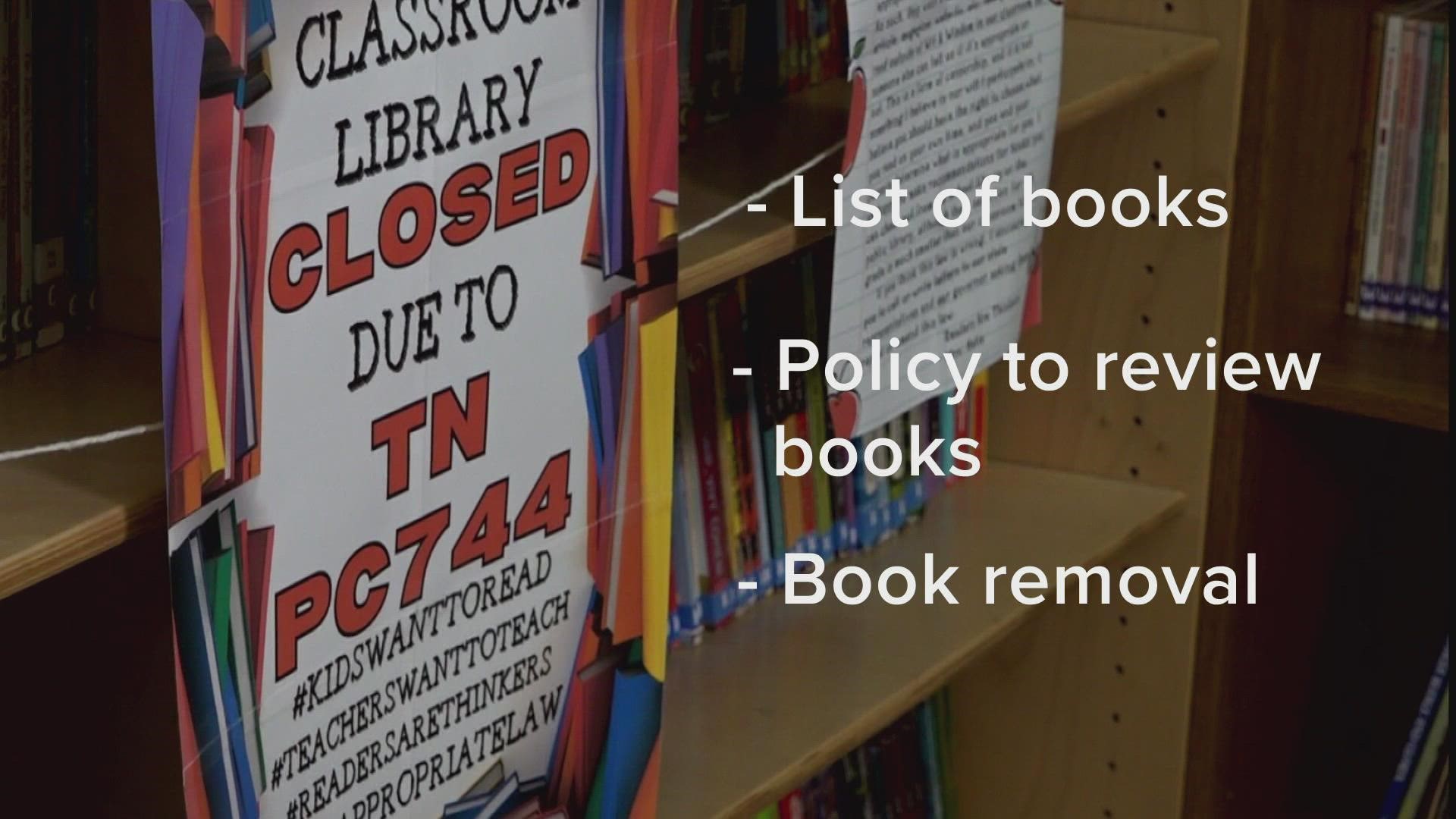 "I don't have time to inventory all these books and post that list online. So my only other option is to close my library to my kids," a teacher said.