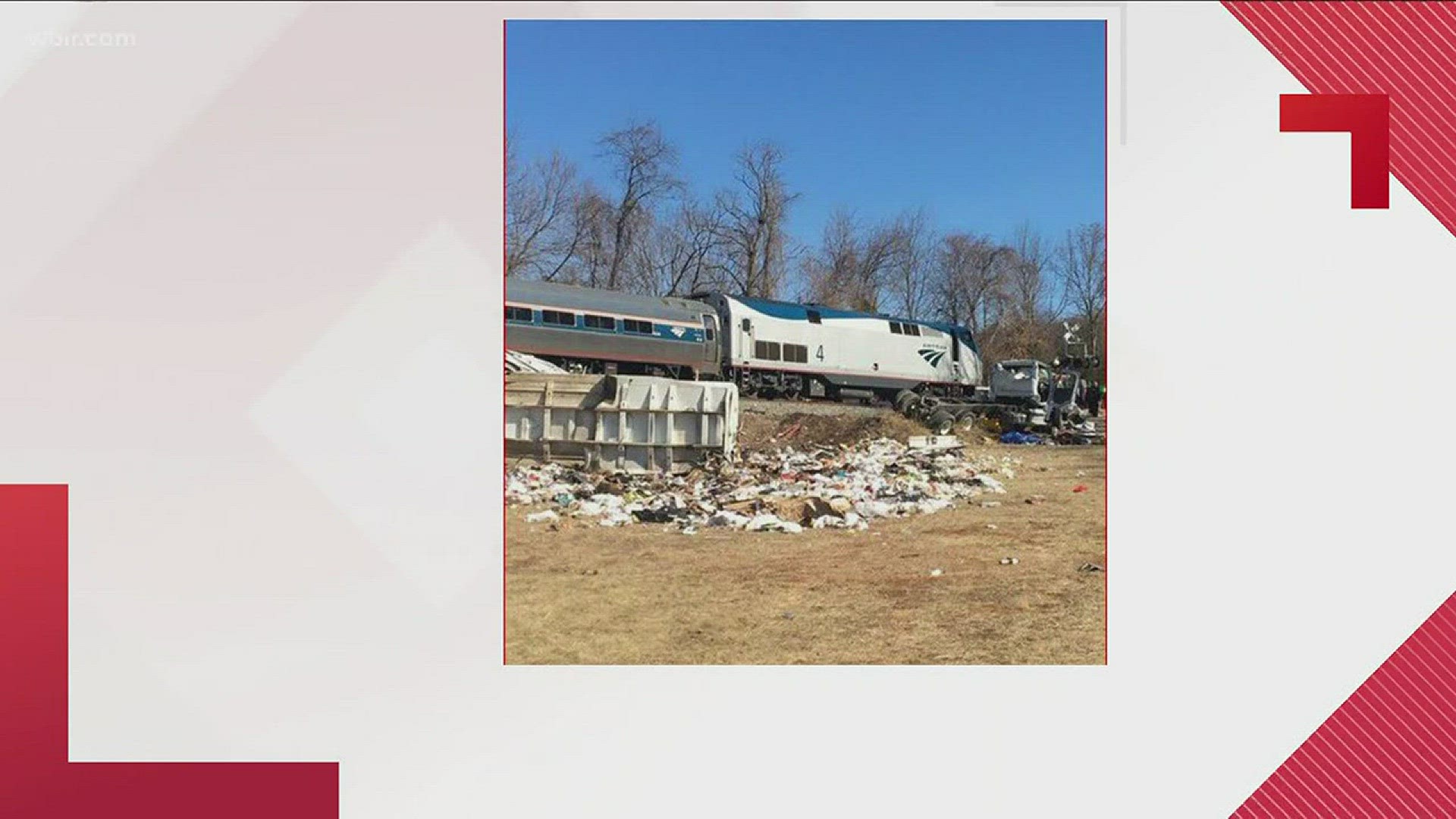 At least two lawmakers from Tennessee were on a train that collided with a dump truck this morning near Charlottesville, Virginia.