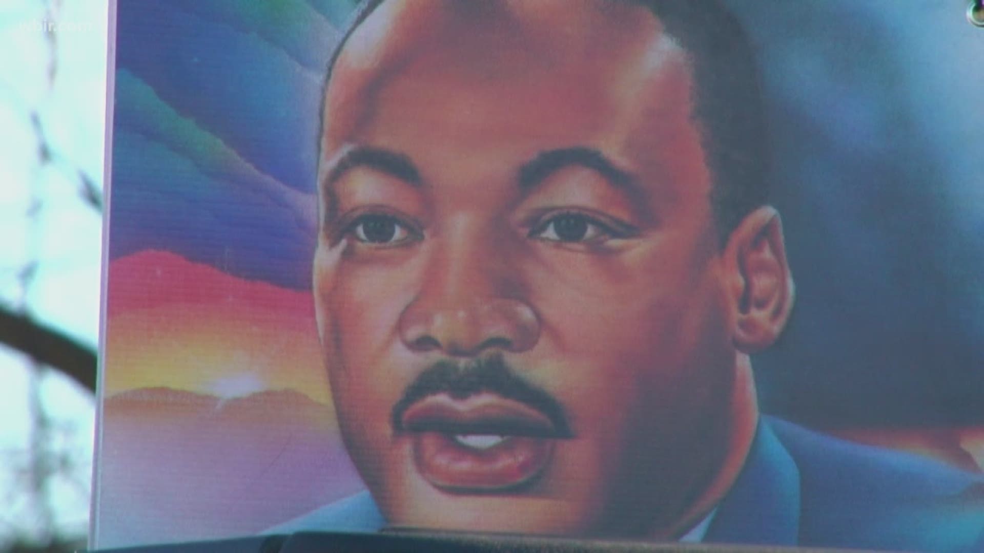 Dr. King's message gives us a warm reminder of unity and peace -- even on this cold day.