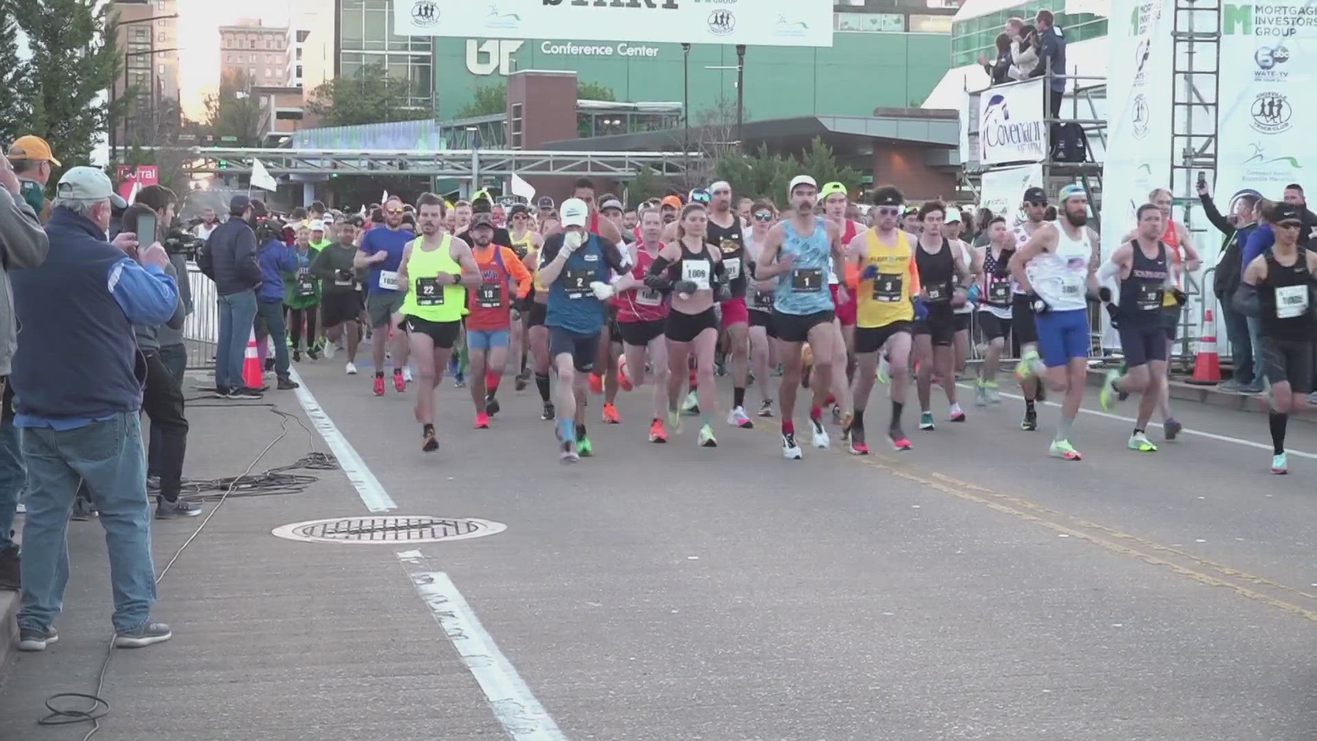 The youngest runner in the marathon, Ryan Jandro, a sophomore from Lenoir City, finished eighth and said his parents were some of his biggest motivations.