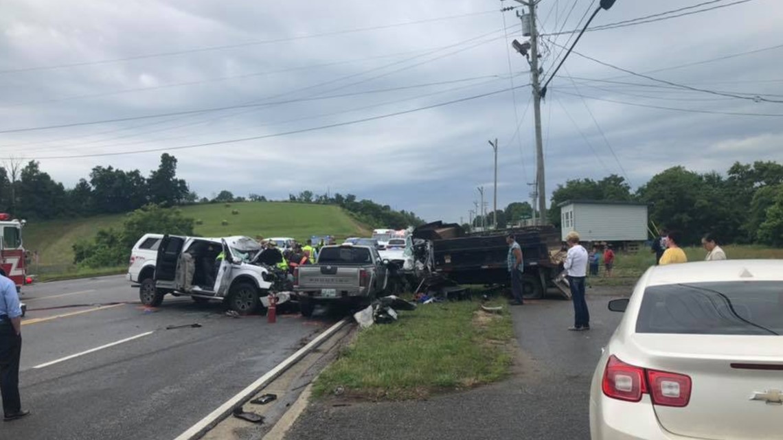 LIFESTAR airlifts two to hospital after fourvehicle crash on US 25E in