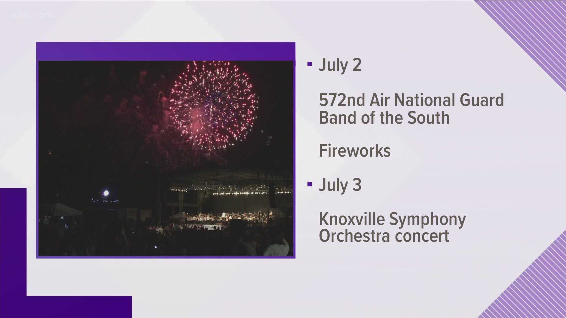 These are the upcoming Fourth of July events happening near you.