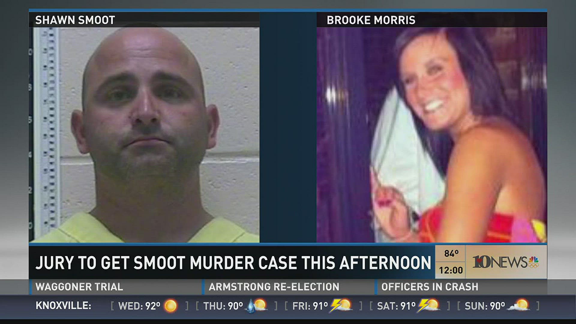 Closing arguments began Wednesday morning for Shawn Smoot, who is accused of murdering an ex-girlfriend.