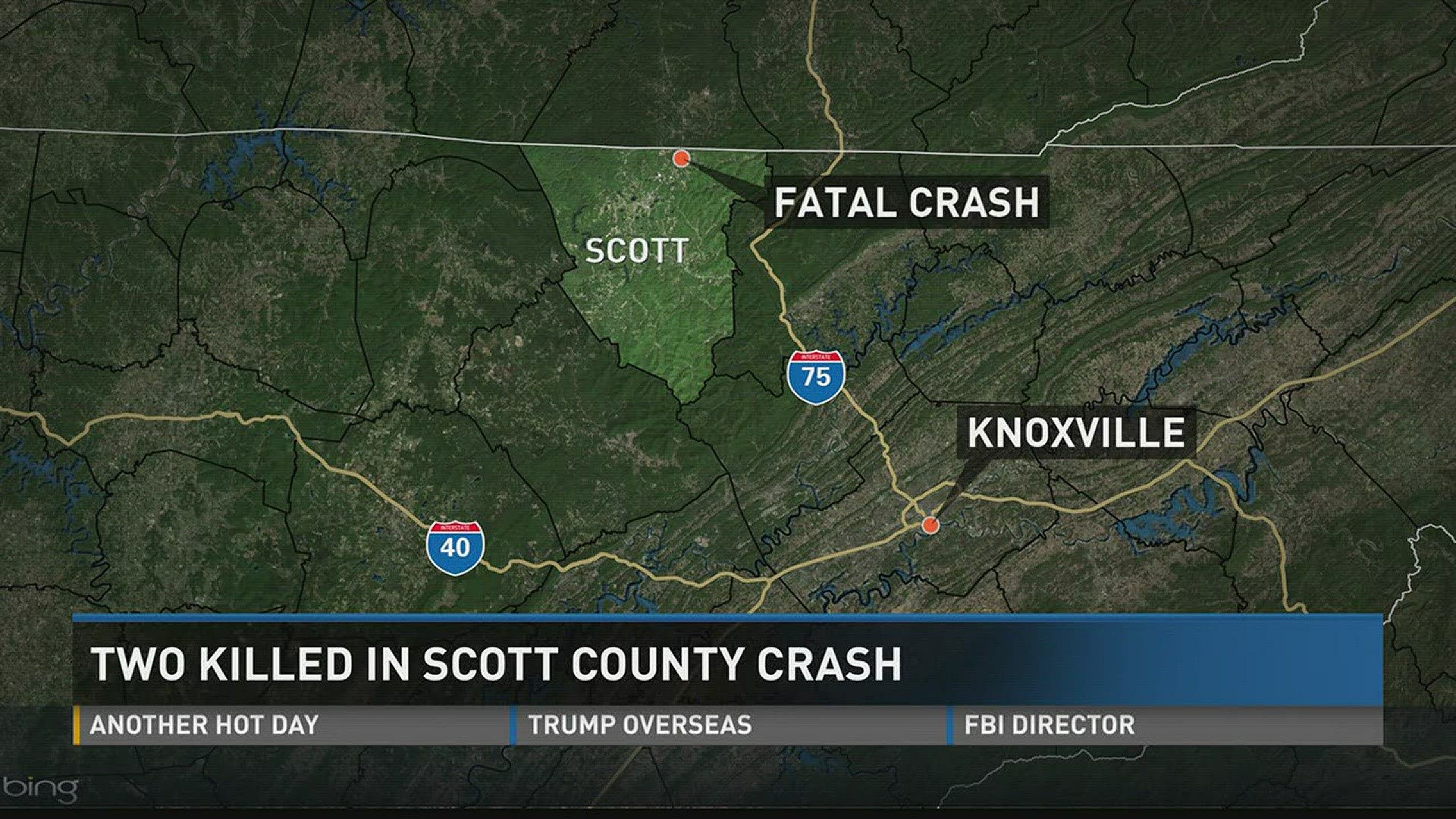 Two people were killed Friday morning in a crash on Highway 27 in Scott County. (5/19/17 Noon)