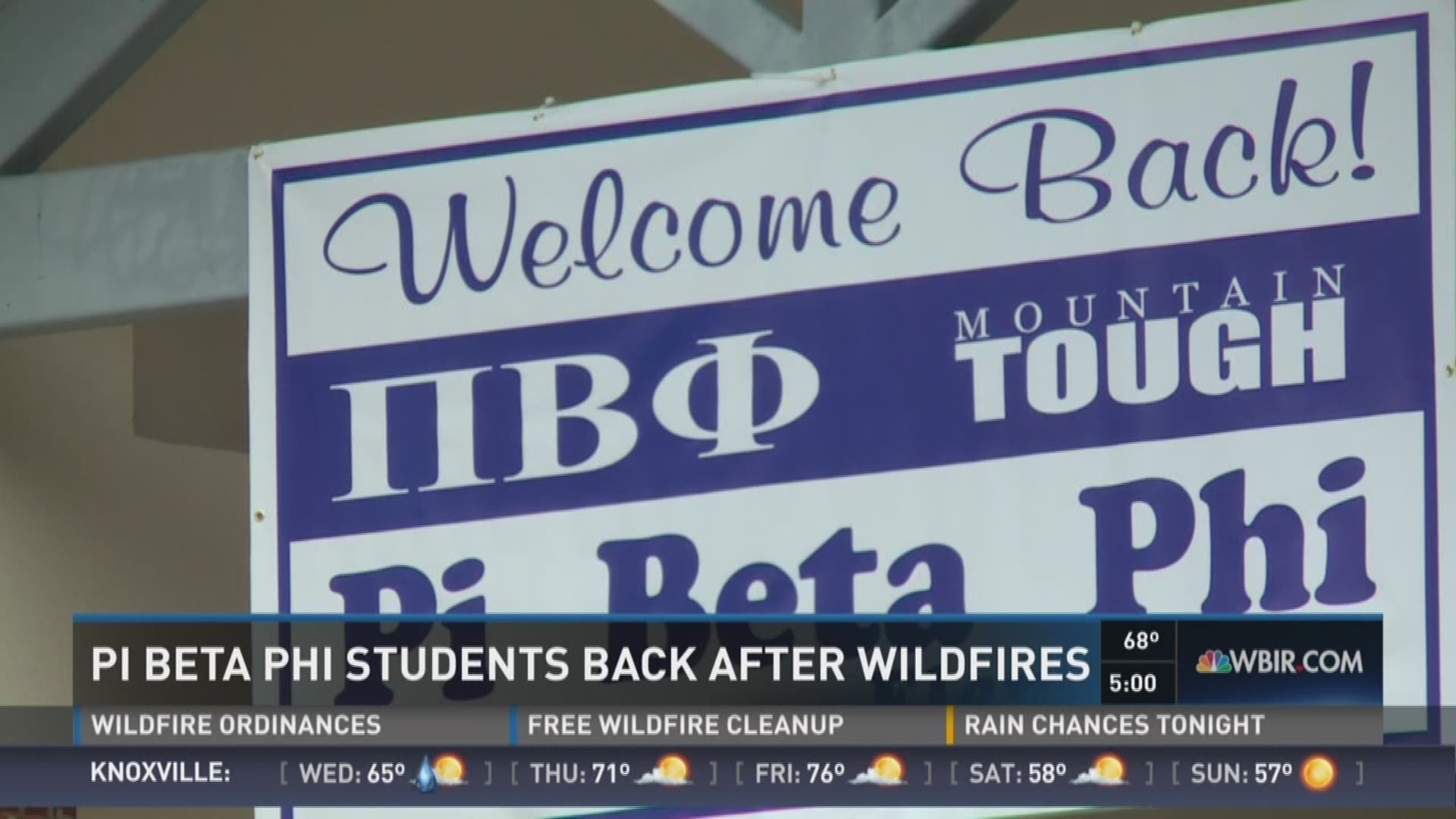 The Gatlinburg wildfires forced the school to evacuate and remain closed for months. Now the students are back, but many are dealing with what was lost in those fires.