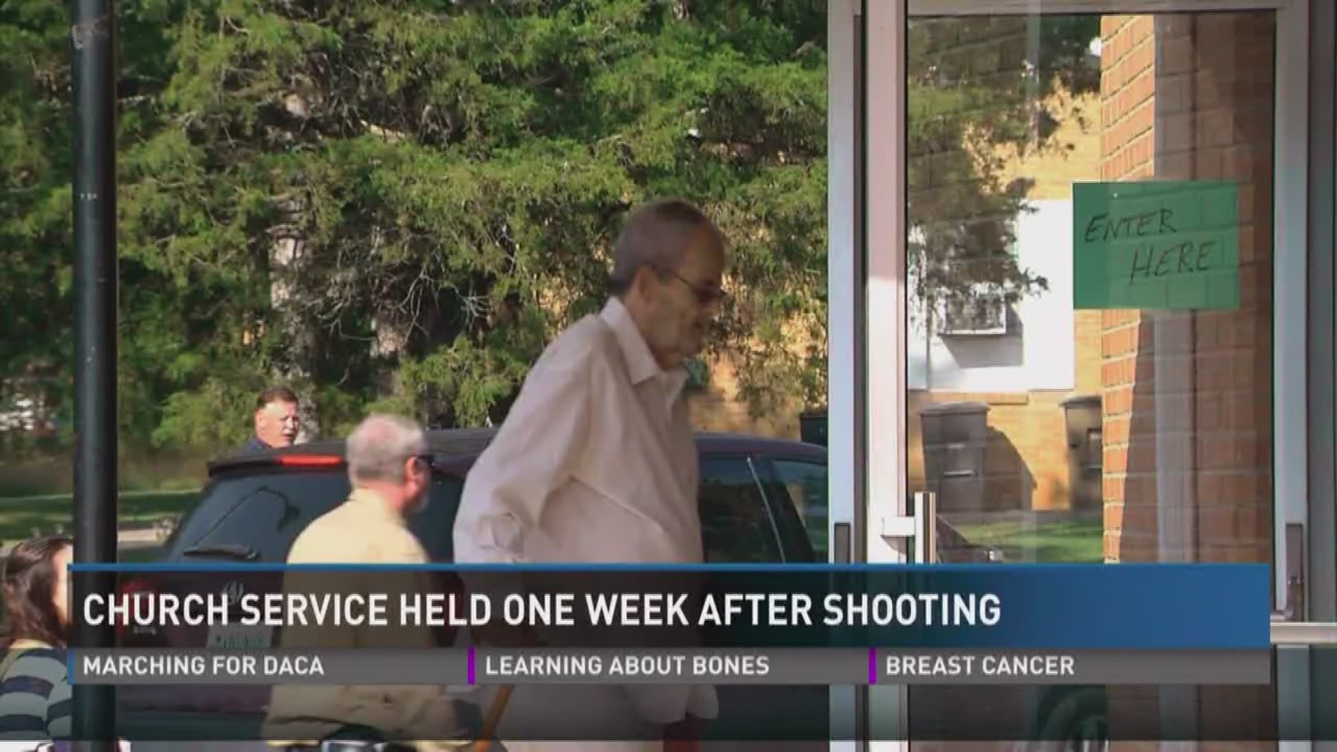 Church service was held one week after shooting in Antioch.