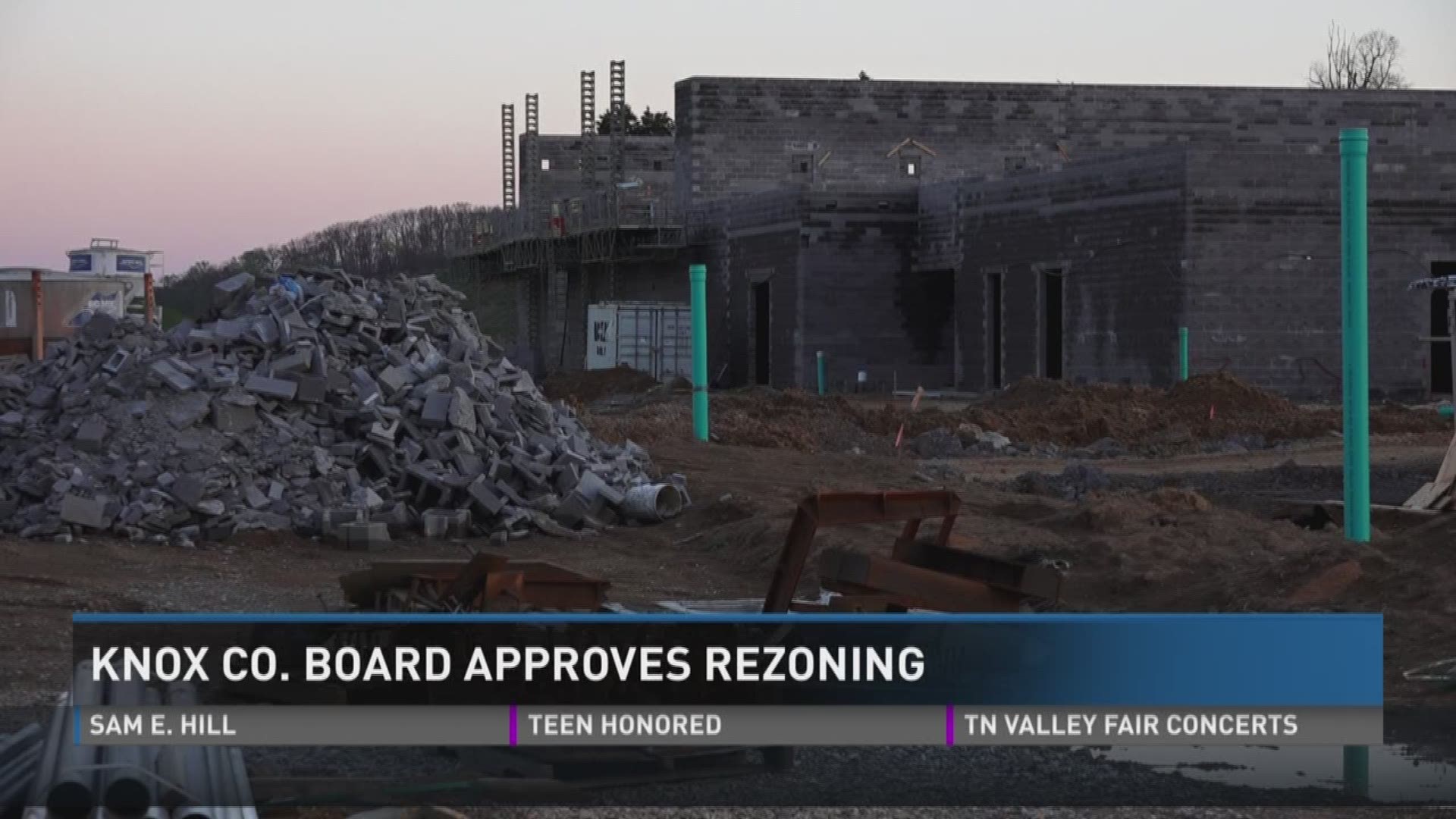 School board leaders in Knox County all signed off on a rezoning for two new middle schools and six existing schools.