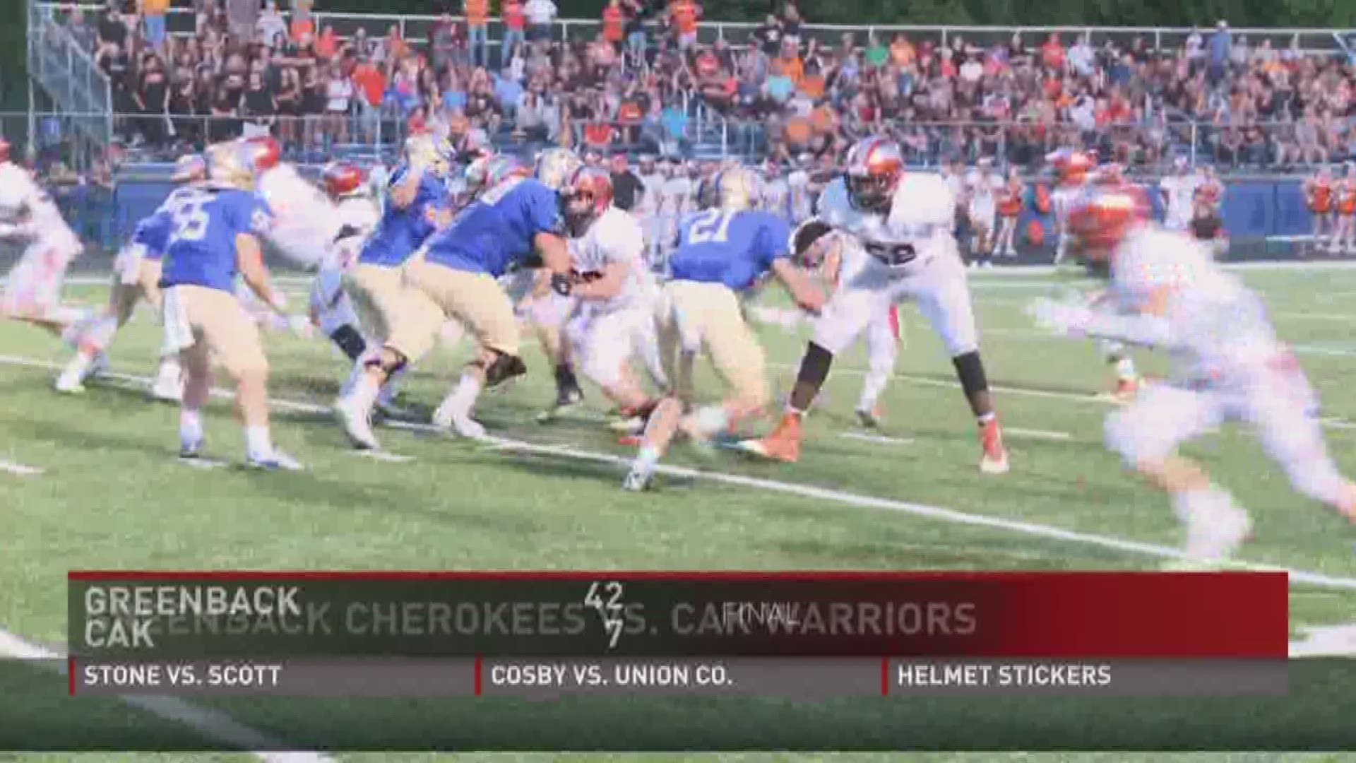 Greenback beats CAK in Knoxville, 42-7.