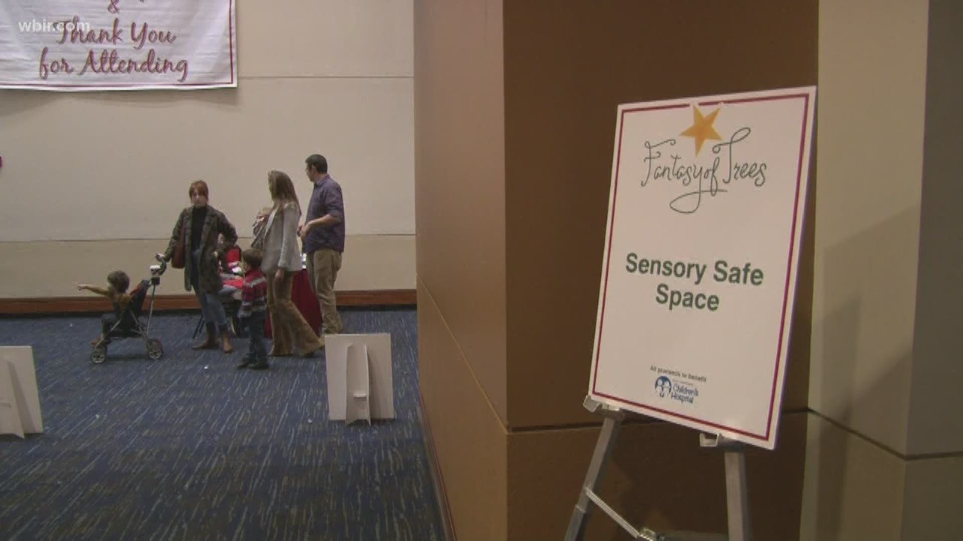 Knoxville's Fantasy of Trees has set up two spaces for children who need a quiet, calm place.