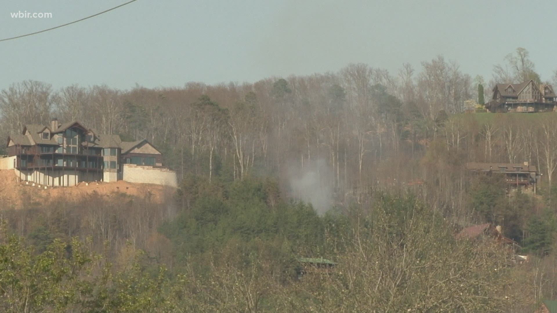 Sevier County dispatchers said the fire was off Little Cove Road. Authorities said it was 70% contained as of 9:30 p.m.