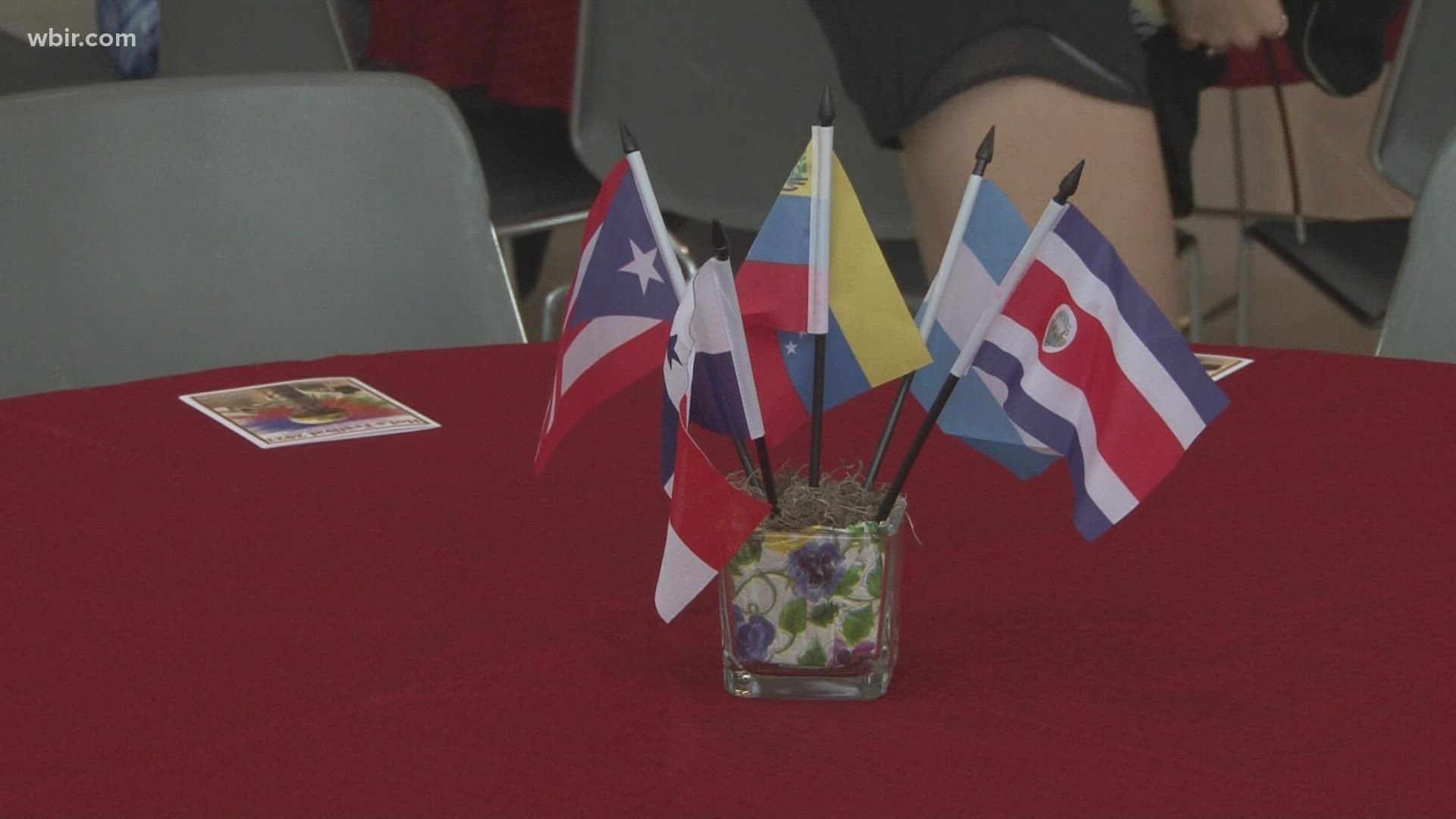 The nonprofit held its 21st annual kick-off celebration in downtown Knoxville on Wednesday, celebrating Hispanic Heritage Month.