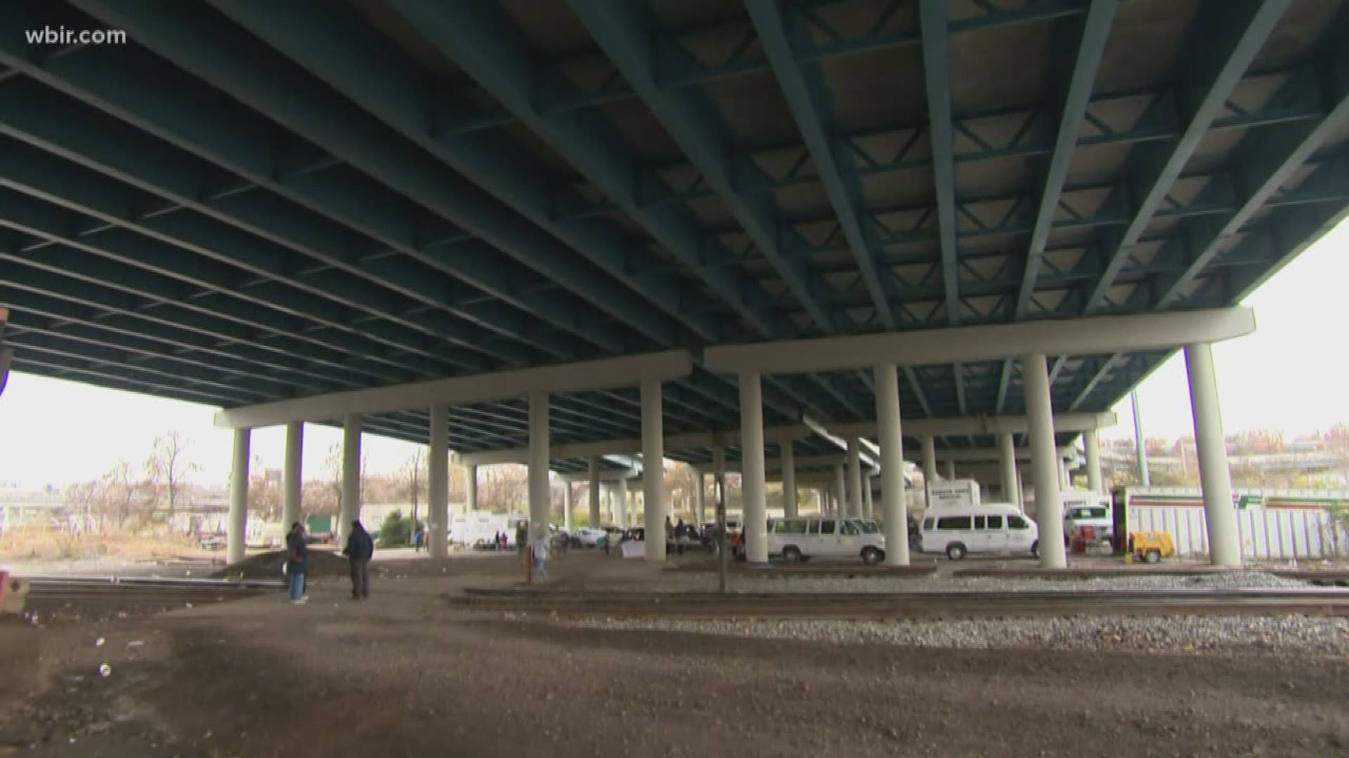 It's the area under the I-40 bridge on Broadway where homeless people often gather on the sidewalks. Leaders hopes to begin paving today.

The city also plans to install new fencing, benches, picnic tables and portable bathrooms.