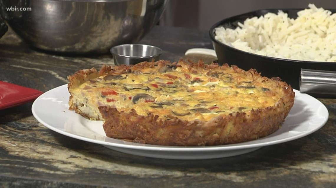 In the Kitchen Hash Brown Crust Quiche