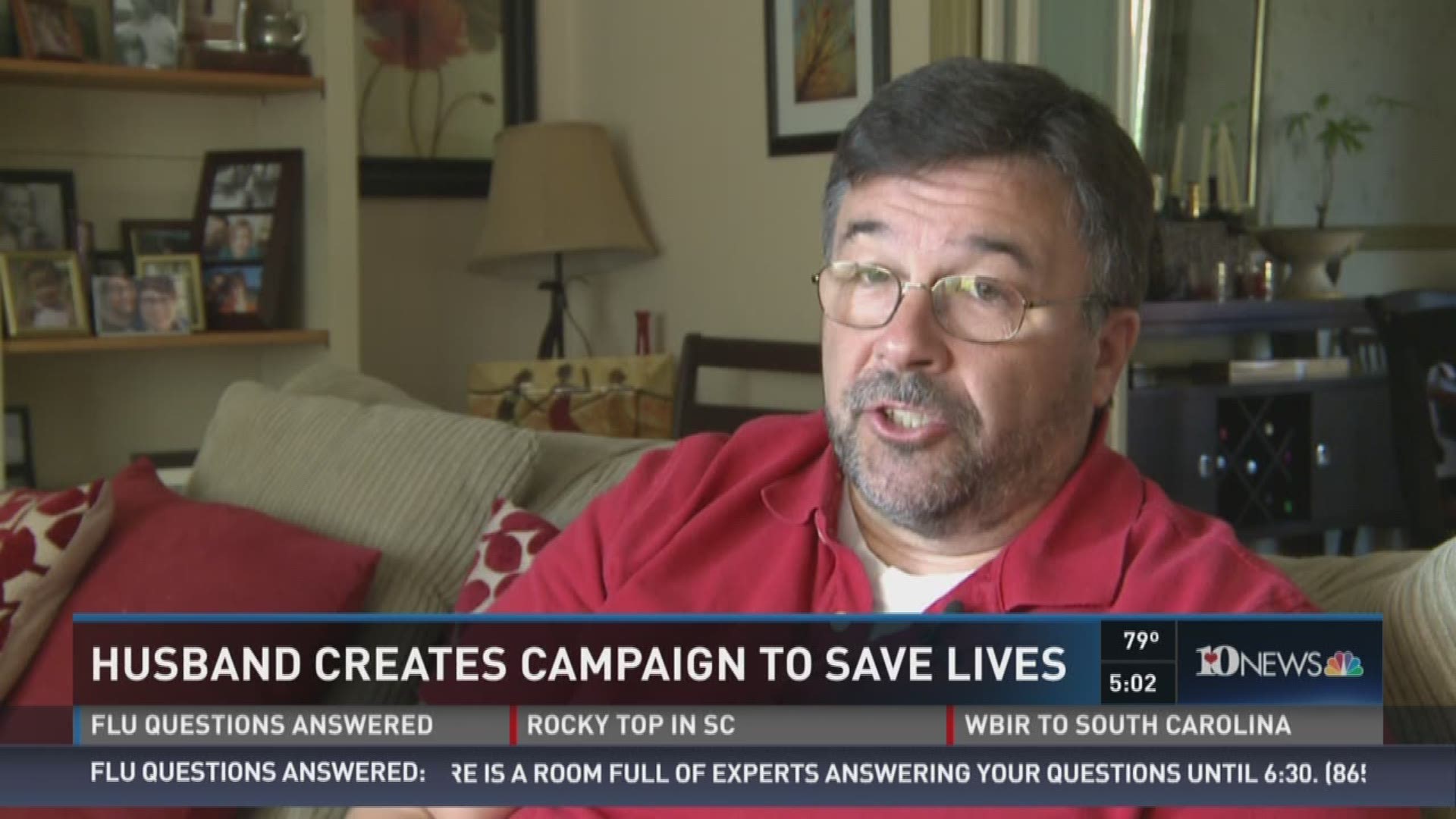 Oct. 28, 2016: A Knoxville man is channeling his grief over his wife's death due to the flu into a campaign to encourage others to get their flu shot.
