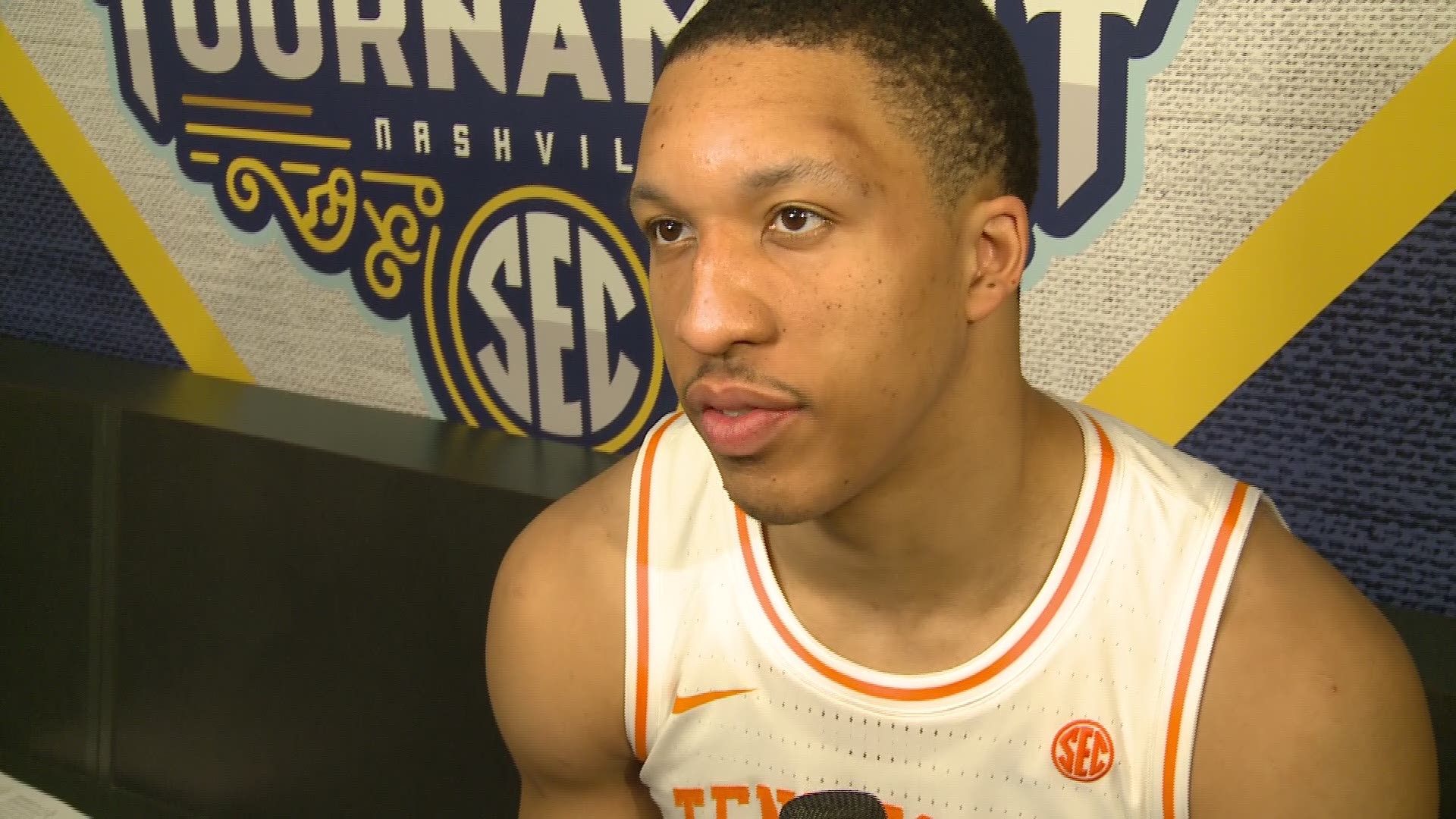 Grant Williams talks about the loss to Auburn and looks ahead to the NCAA Tournament.
