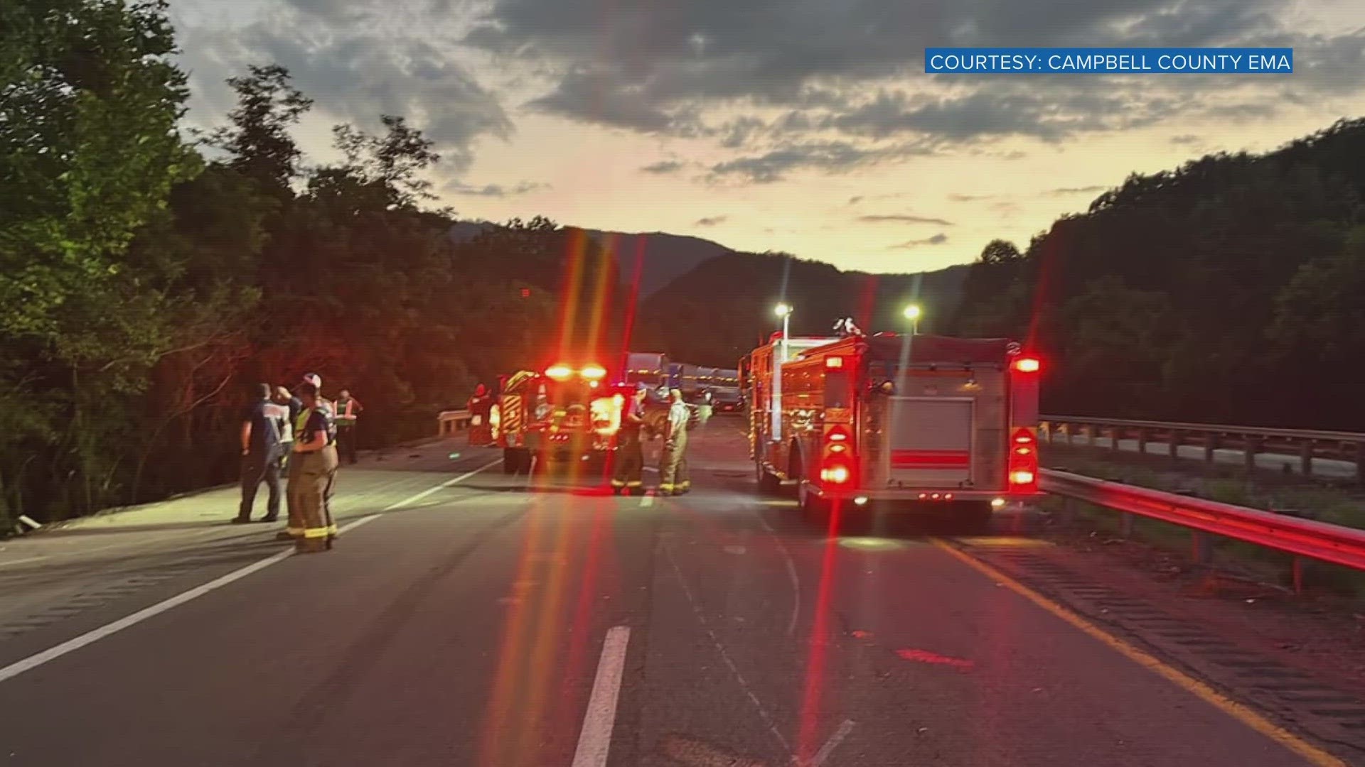 THP Man dead after crash on Thursday near Caryville that shut down I