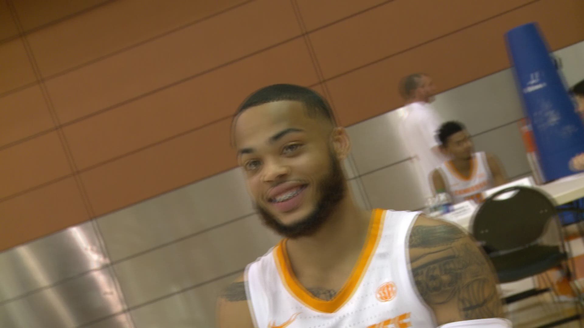 We speak with guard Lamonte Turner at Tennessee basketball media day