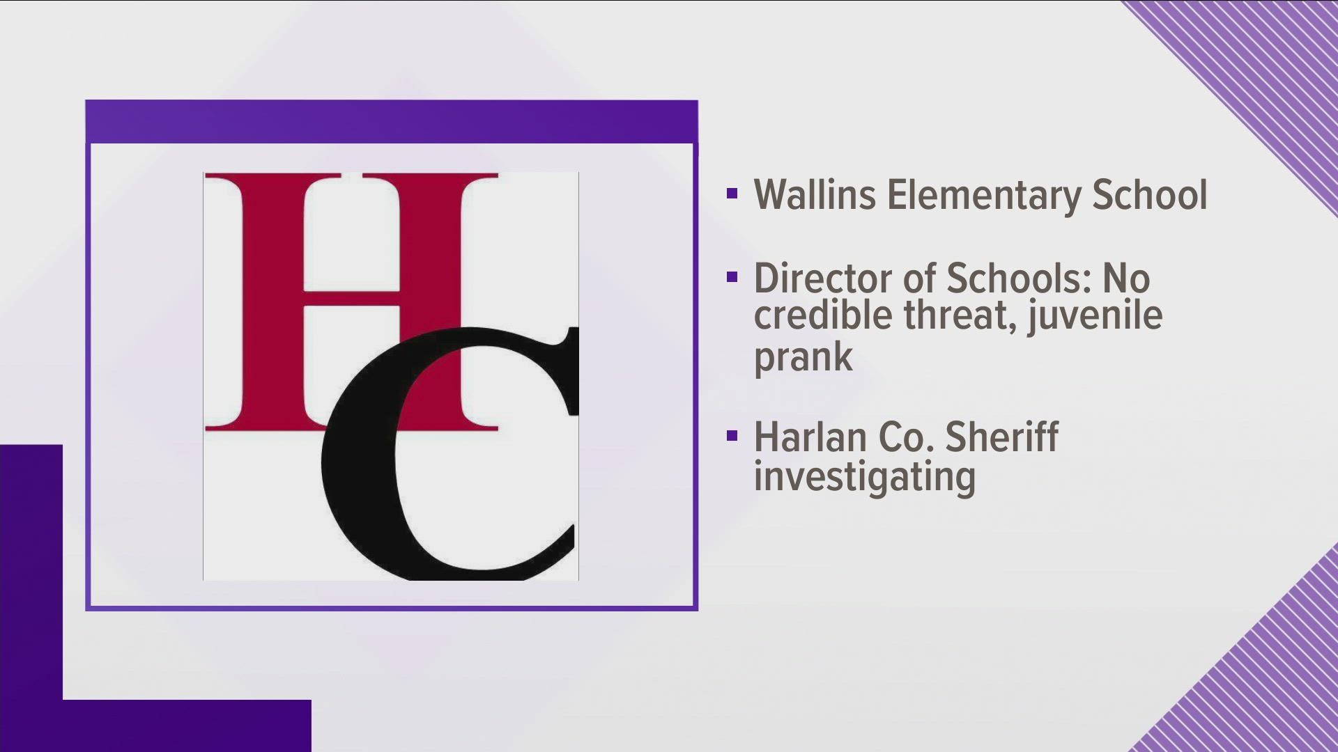 The school system said two juveniles are charged after calling in a bomb threat at Wallins Elementary.
Authorities said the juveniles do not attend that school.