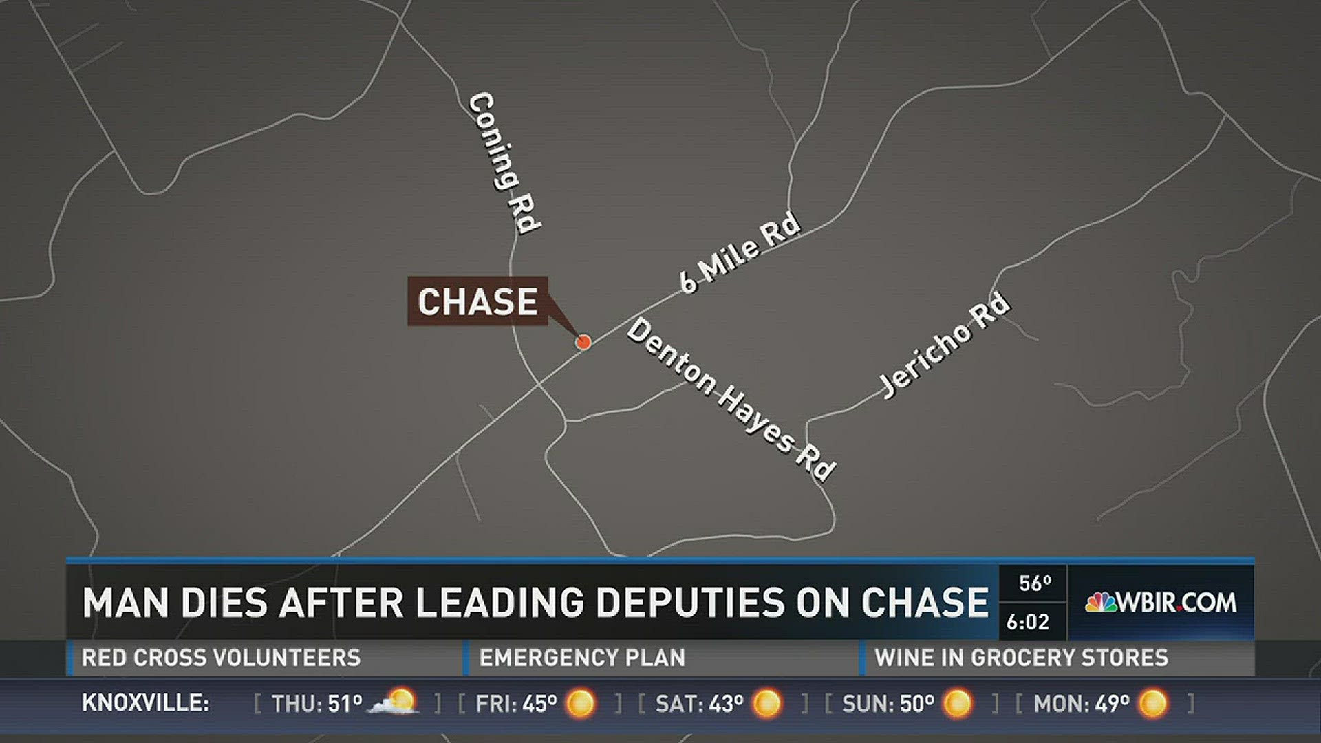 A man died Tuesday night after leading deputies on a chase in Blount County. Dec. 30, 2015