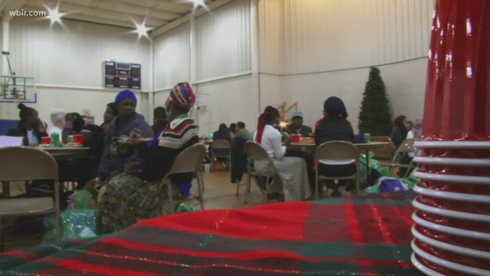 Refugees and immigrants came together to celebrate the holidays at the Center for English.