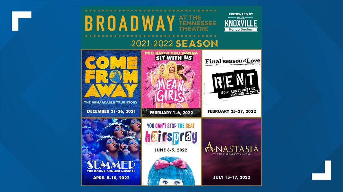 Tennessee Theater Schedule 2022 - Season Schedule 2022