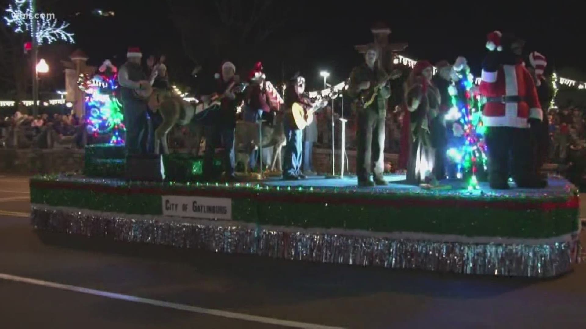 Thousands of people gathered in Gatlinburg for the 43rd annual Fantasy of Lights Parade.