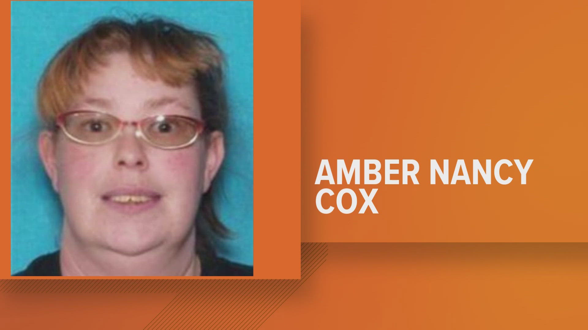 Amber Nancy Cox was reported missing after she was last seen walking toward her mailbox around 2 p.m. on Sunday, according to Jefferson County officials.