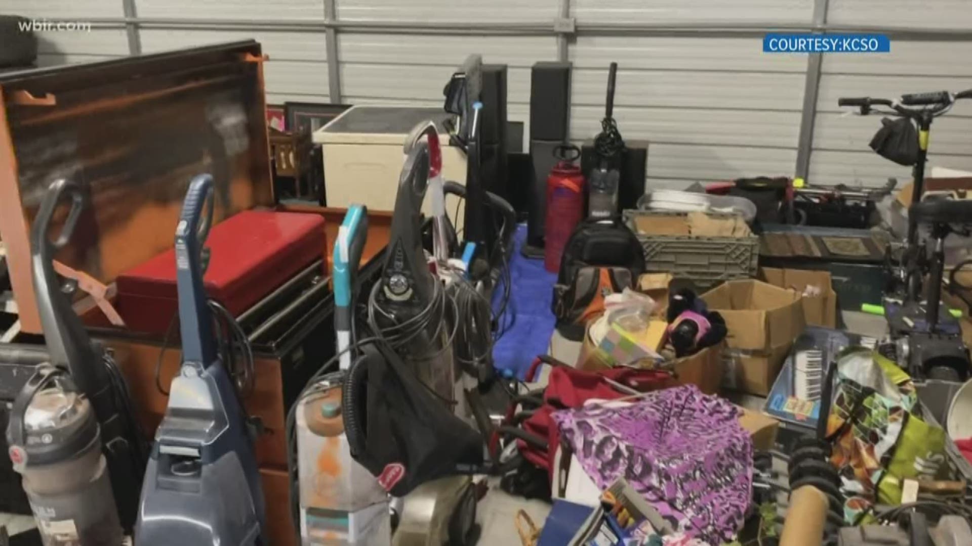 The Knox County Sheriff's Office and Knoxville Police are trying to reunite items stolen from storage units with their owners.