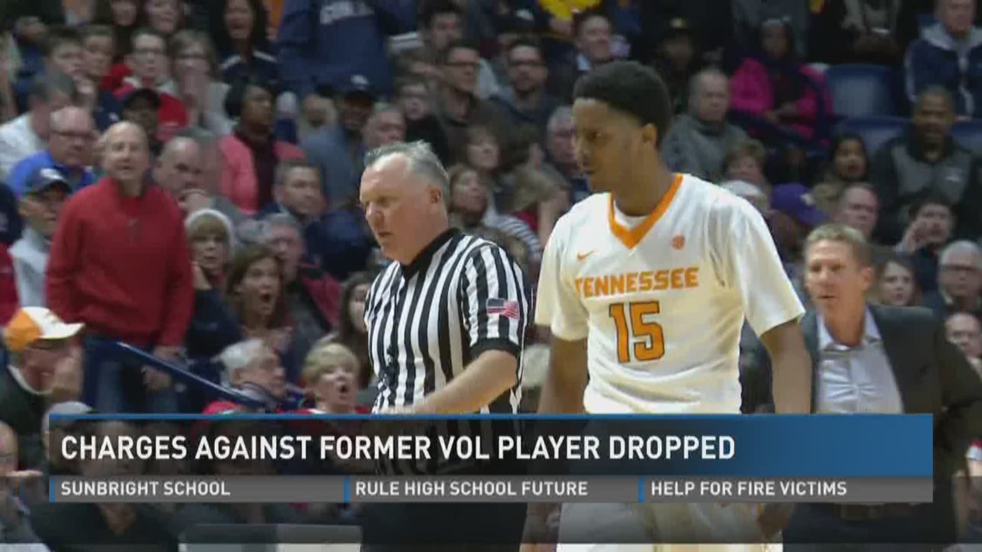 Jan. 26, 2017: The charges against former UT basketball player Detrick Mostella have been dismissed, as long as he keeps a clean record for the next six months.