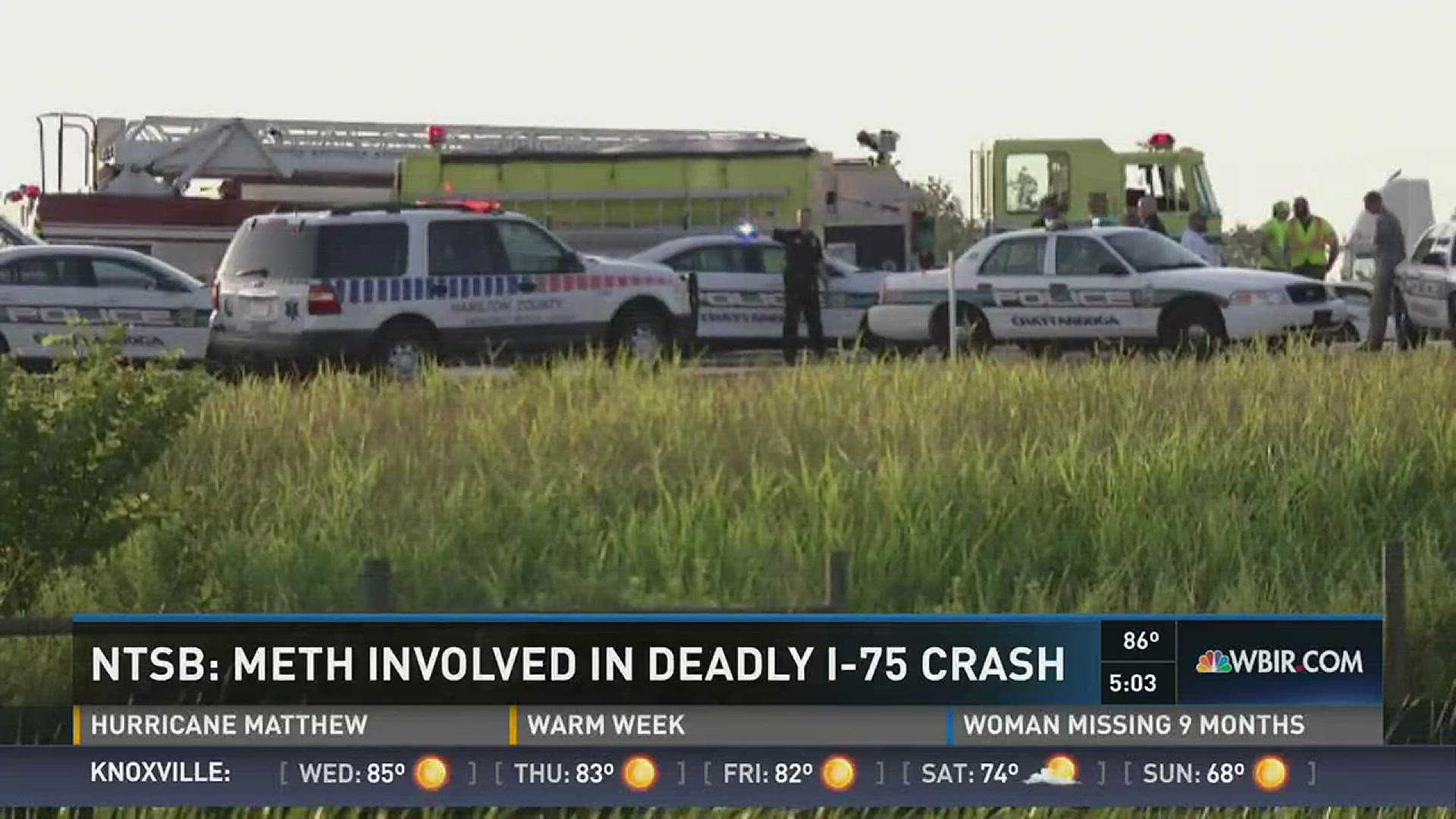 Oct. 4, 2016: Federal investigators have released their findings into a deadly I-75 crash that killed six people in 2015.