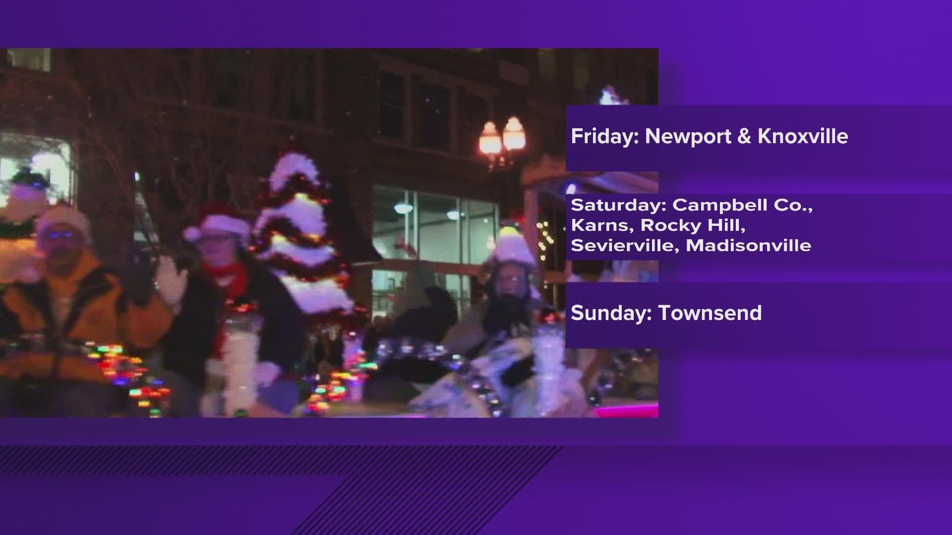 Parades are happening all over East Tennessee this weekend.