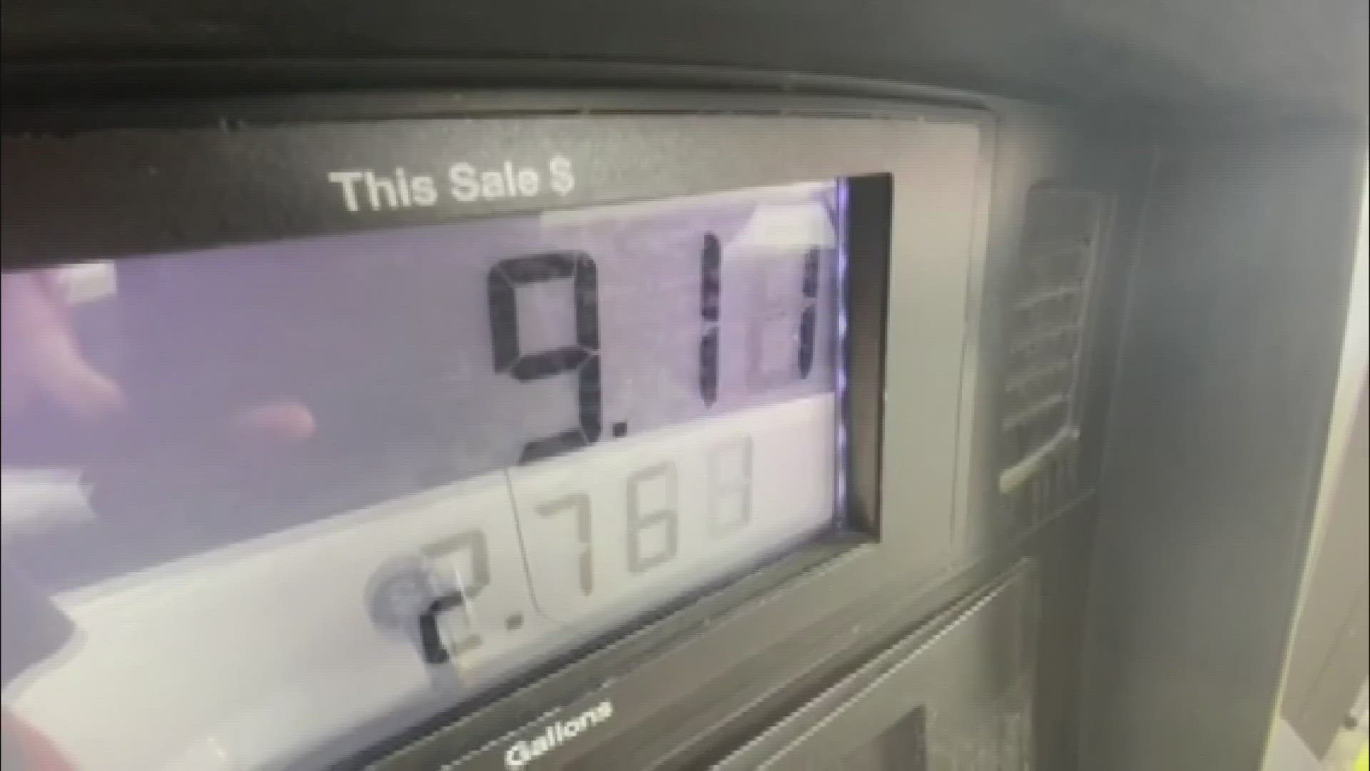 The current average price in Knox County is $3.19 a gallon.