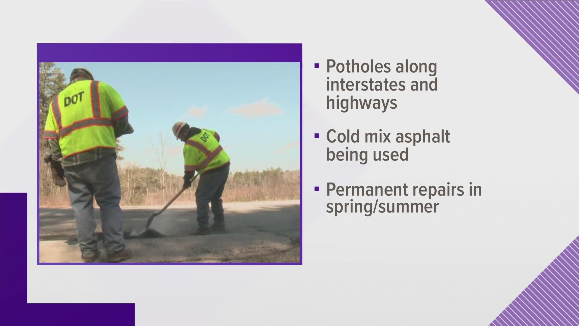 TDOT is launching a plan to repair the many potholes developing on interstates and highways.