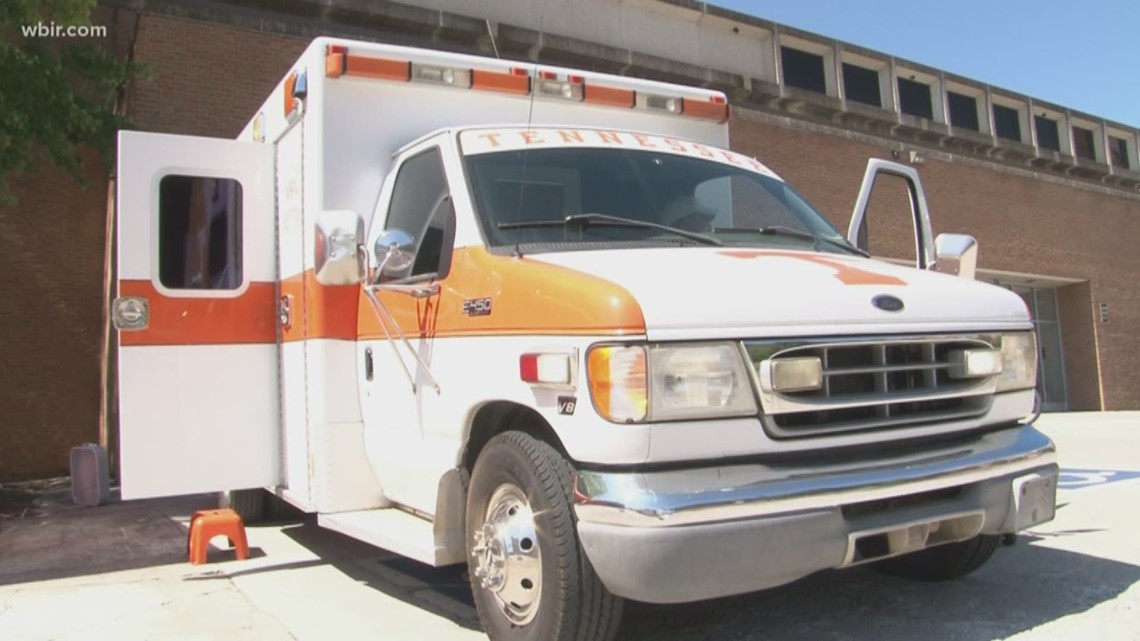 'The Tennessee Tailgate Unit' is an orange ambulance saving game day