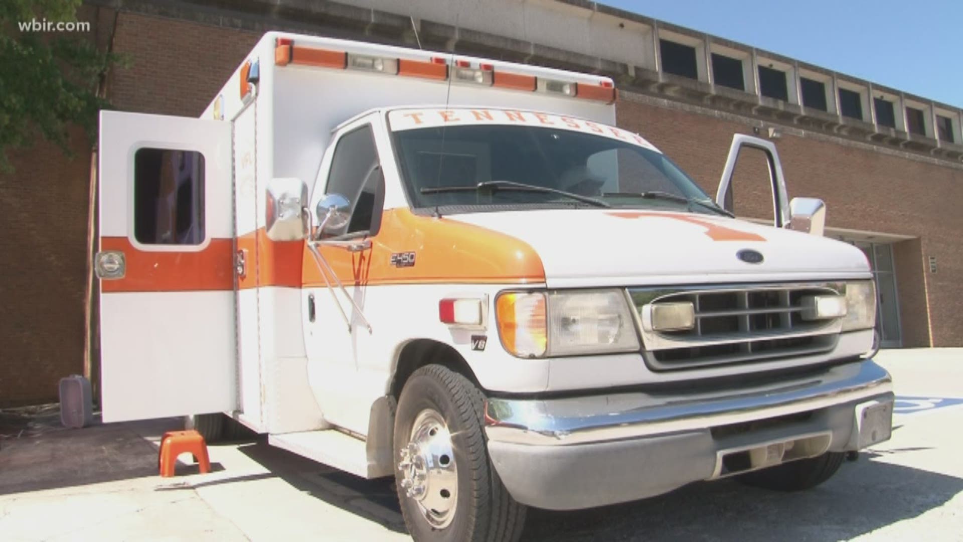 It took the Edwards family about four summers to completely re-do the old ambulance.