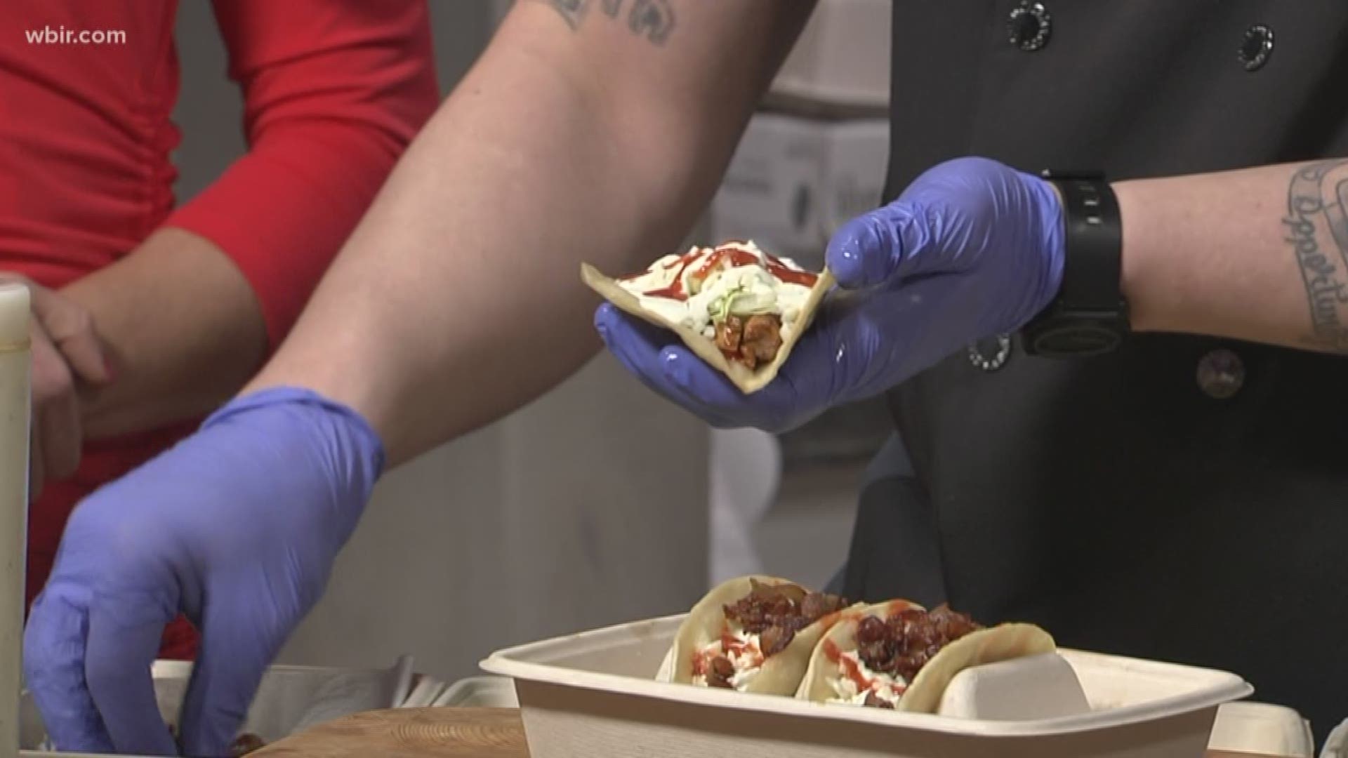 CJ's Tacos makes a delicious buffalo chicken taco and talks new restaurant opening
