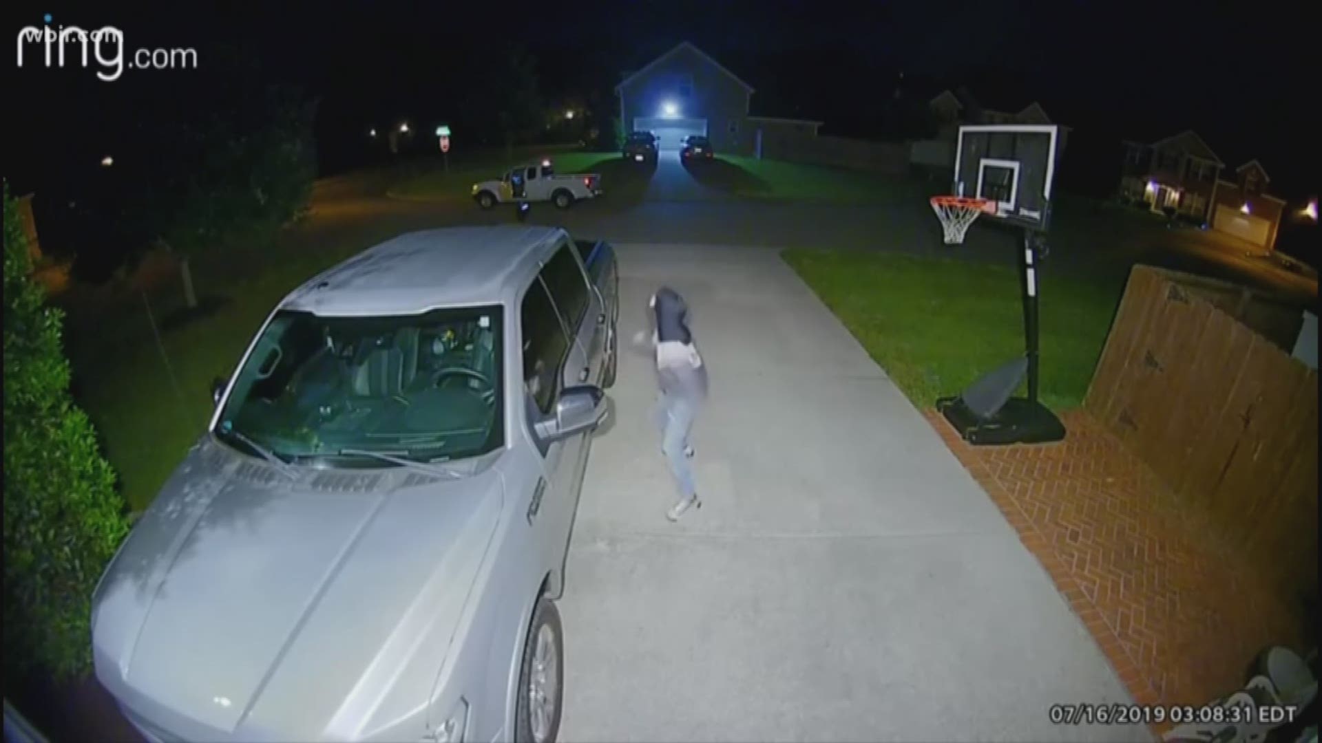 A west Knox County family is warning others after their security camera caught someone trying to break into their car. It happened around three Tuesday morning in Karns. The video shows that person appears to be armed.