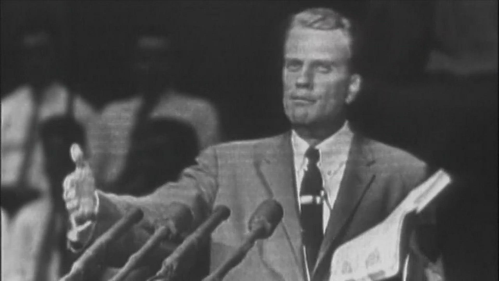 Reverend Billy Graham has died at the age of 99. Chris Clackum takes a look at his extraordinary life.
