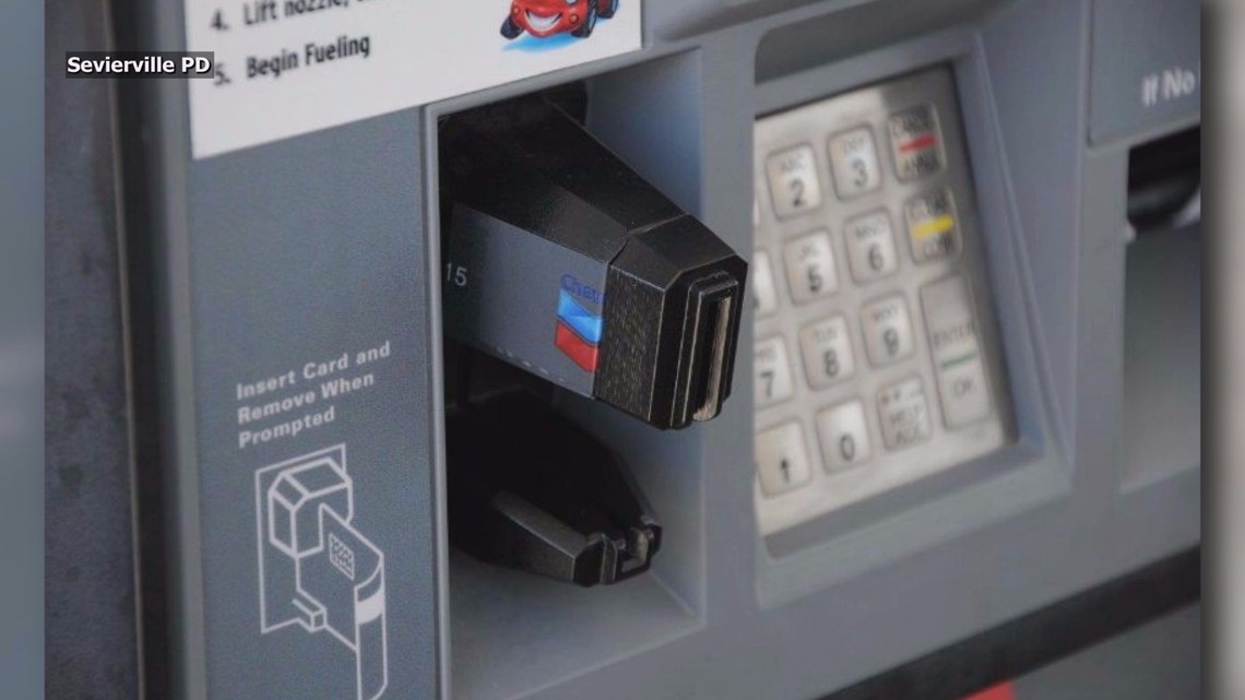bluetooth card readers on gas pumps