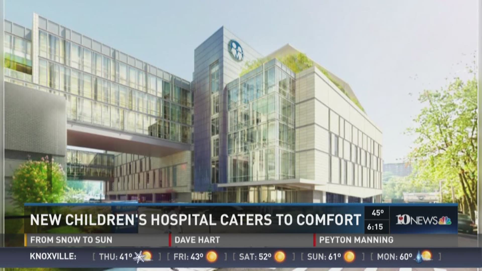 10News reporter Rachel Wittel takes us inside a new addition to the East Tennessee Children's Hospital