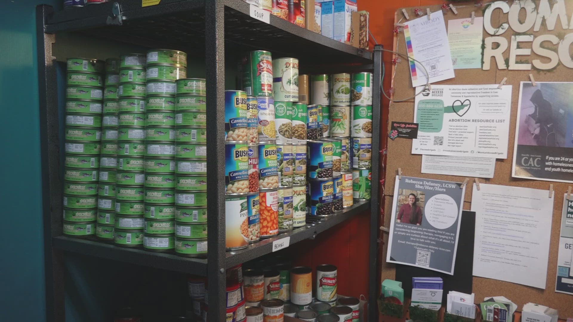 Many volunteers with the Knoxville Rainbow Library to ensure there is always something to eat.