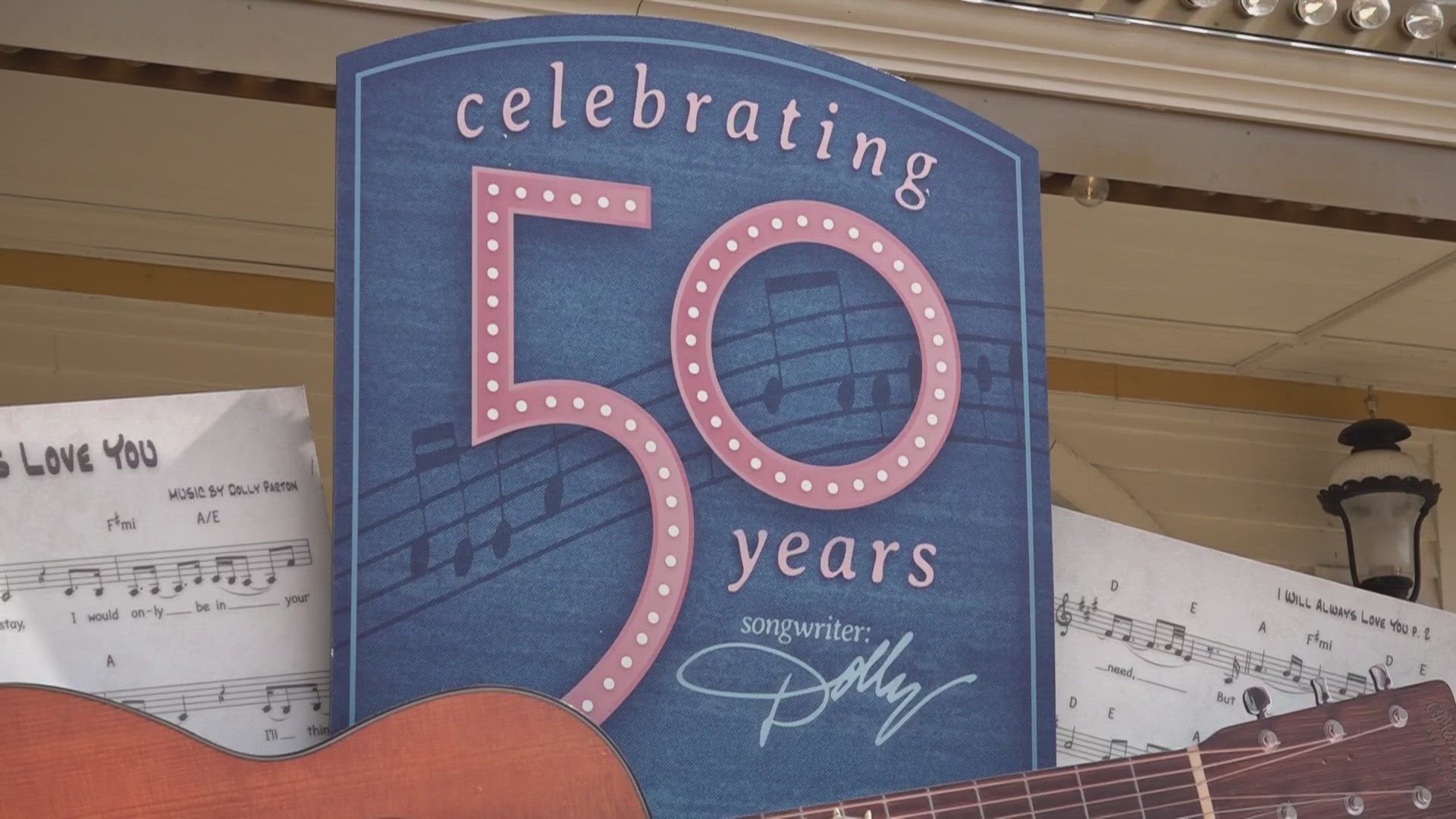 The park is celebrating 50 years since Dolly wrote: "I Will Always Love You".