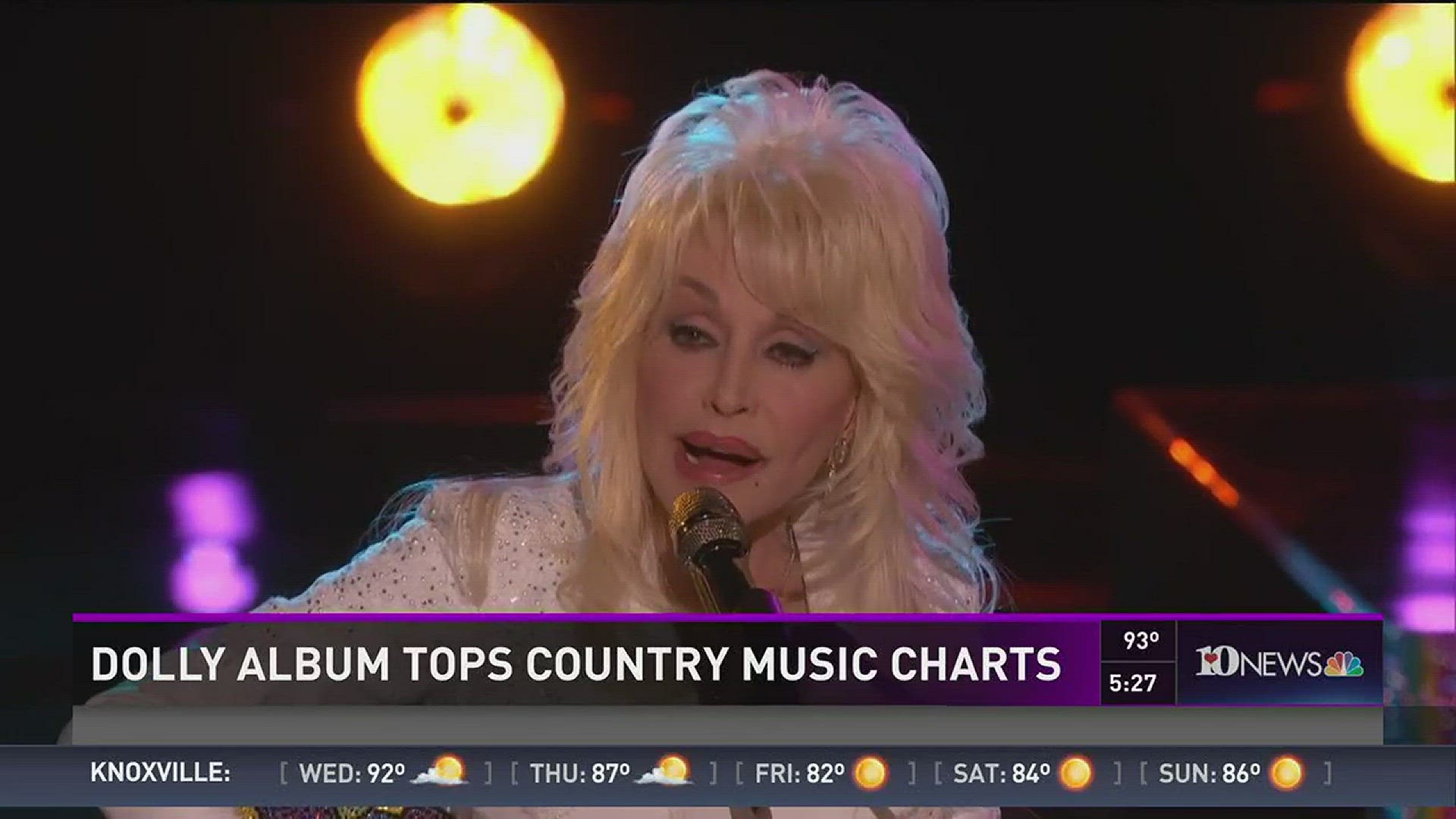 Dolly Parton tops country music charts for the first time in 25 years with new album