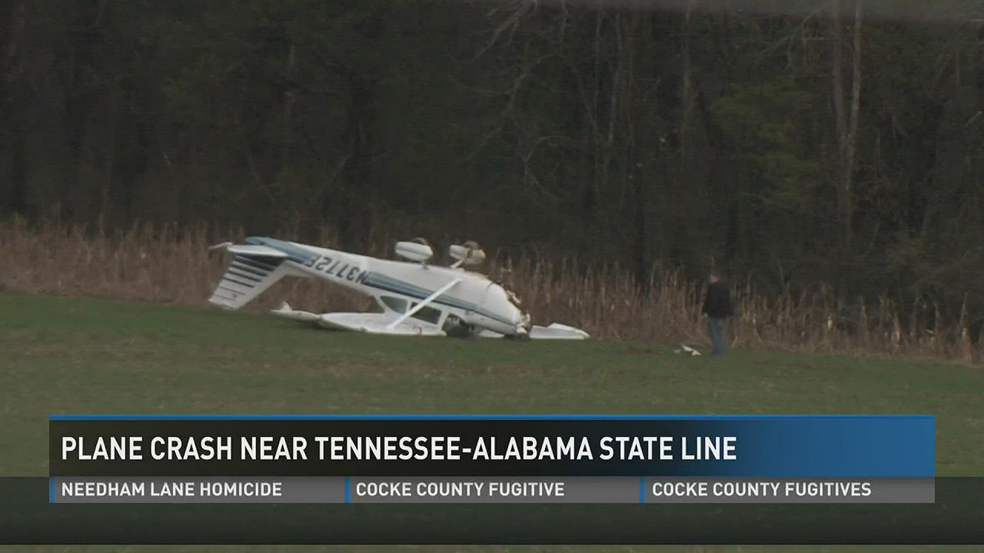 Dec. 27, 2016: Two people survived a crash near the Tennessee - Alabama state line Tuesday.