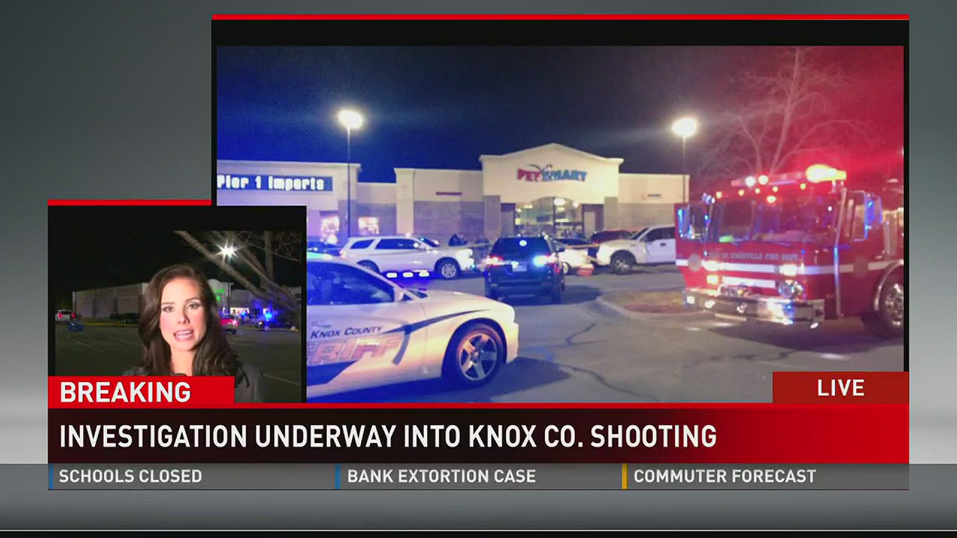 Feb. 13, 2017: Knox County authorities are investigating a disturbance and shooting that occurred about 9 p.m. outside a store in the Turkey Creek shopping center.
