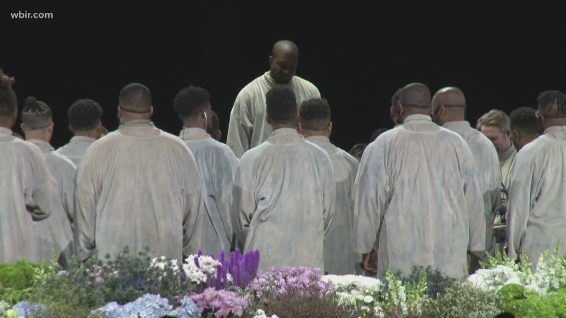 Musical sensation Kanye West sang in Pigeon Forge today -- but it wasn't a typical concert.