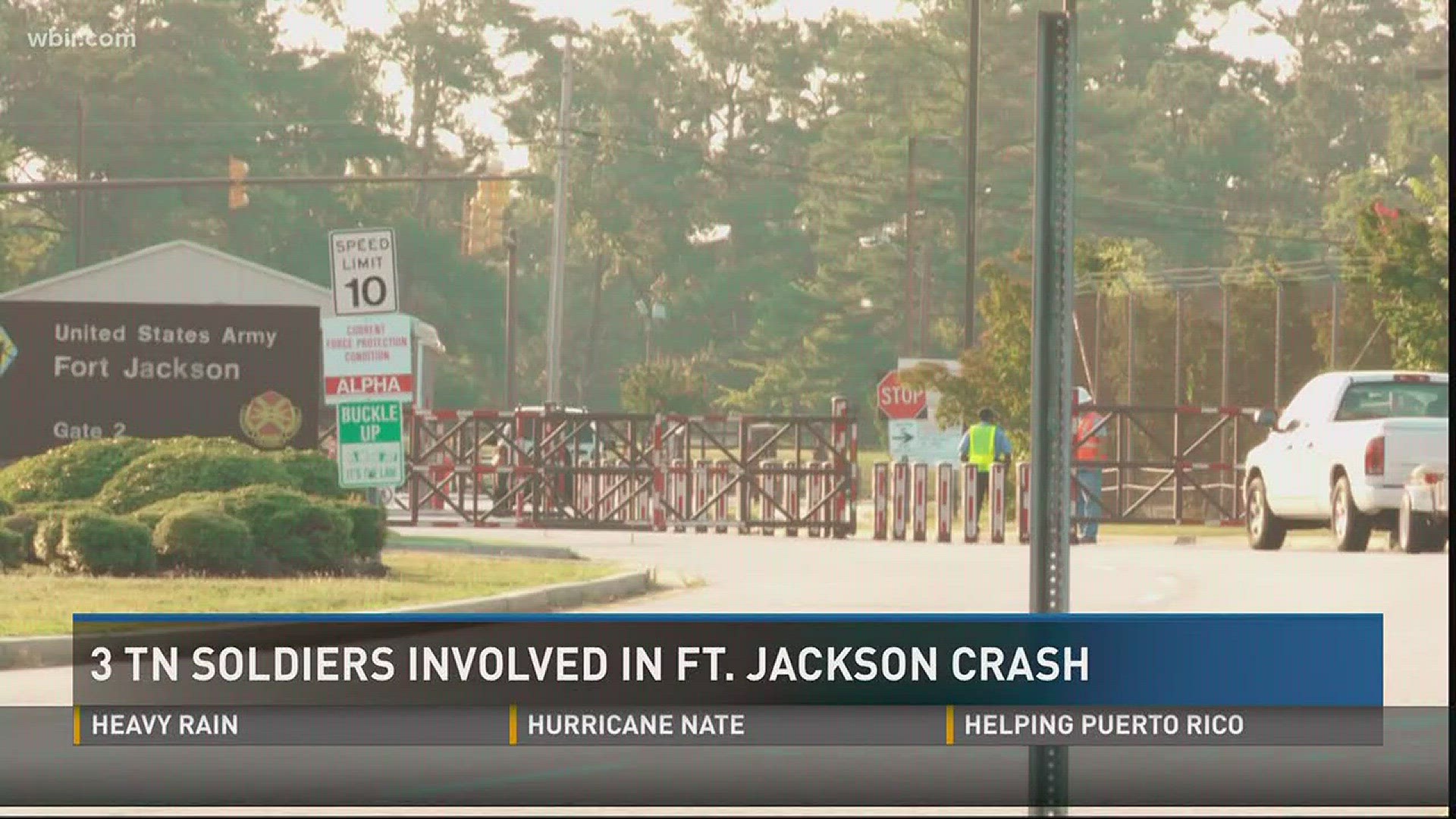 Army identifies Tennessee soldier killed at Ft. Jackson.