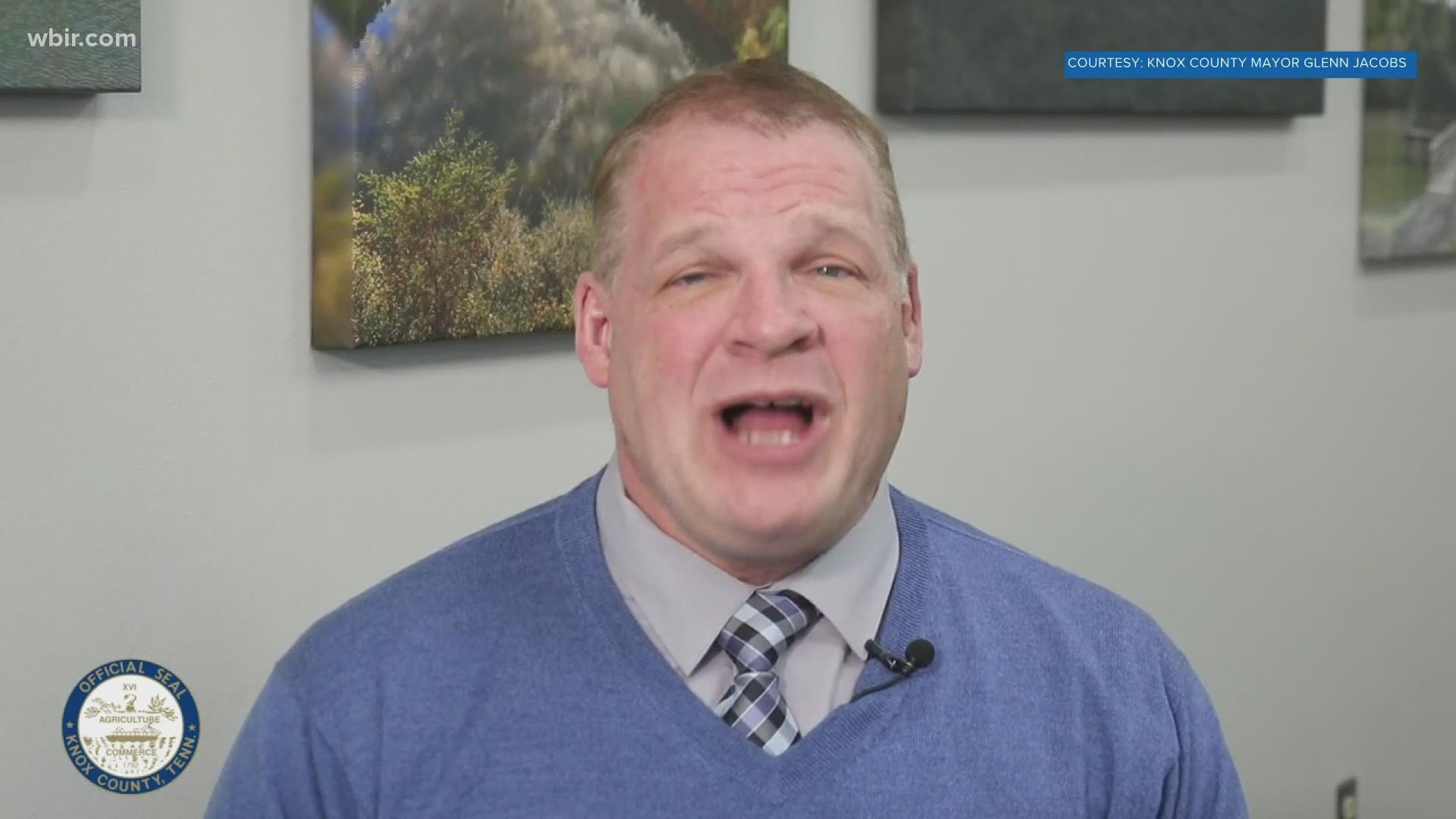 Knox County Mayor Glenn Jacobs is urging people to be careful on the road this weekend.