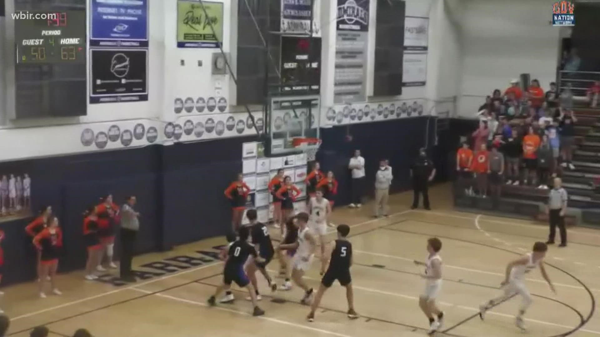 A Farragut High School basketball player ejected in a scuffle against William Blount said he's facing online harassment.